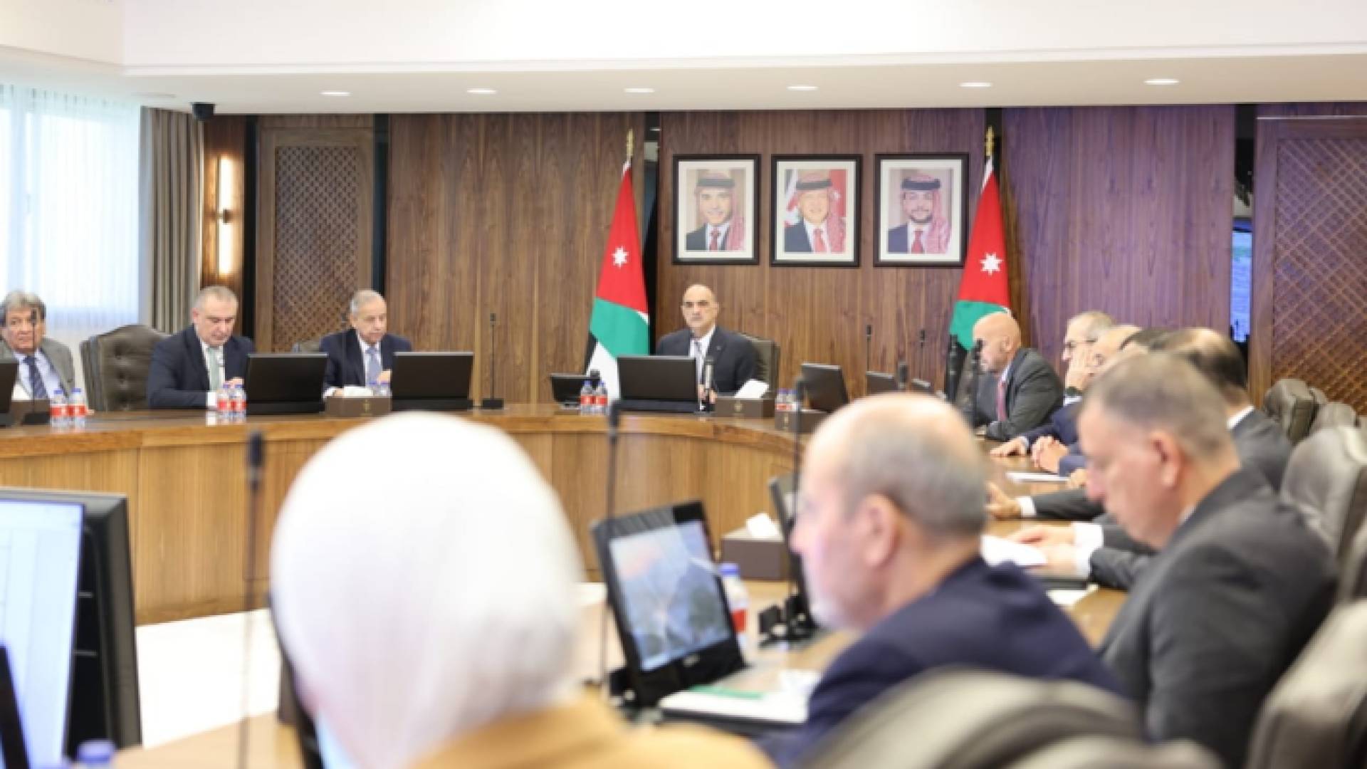 جانب من جلسة مجلس الوزراء