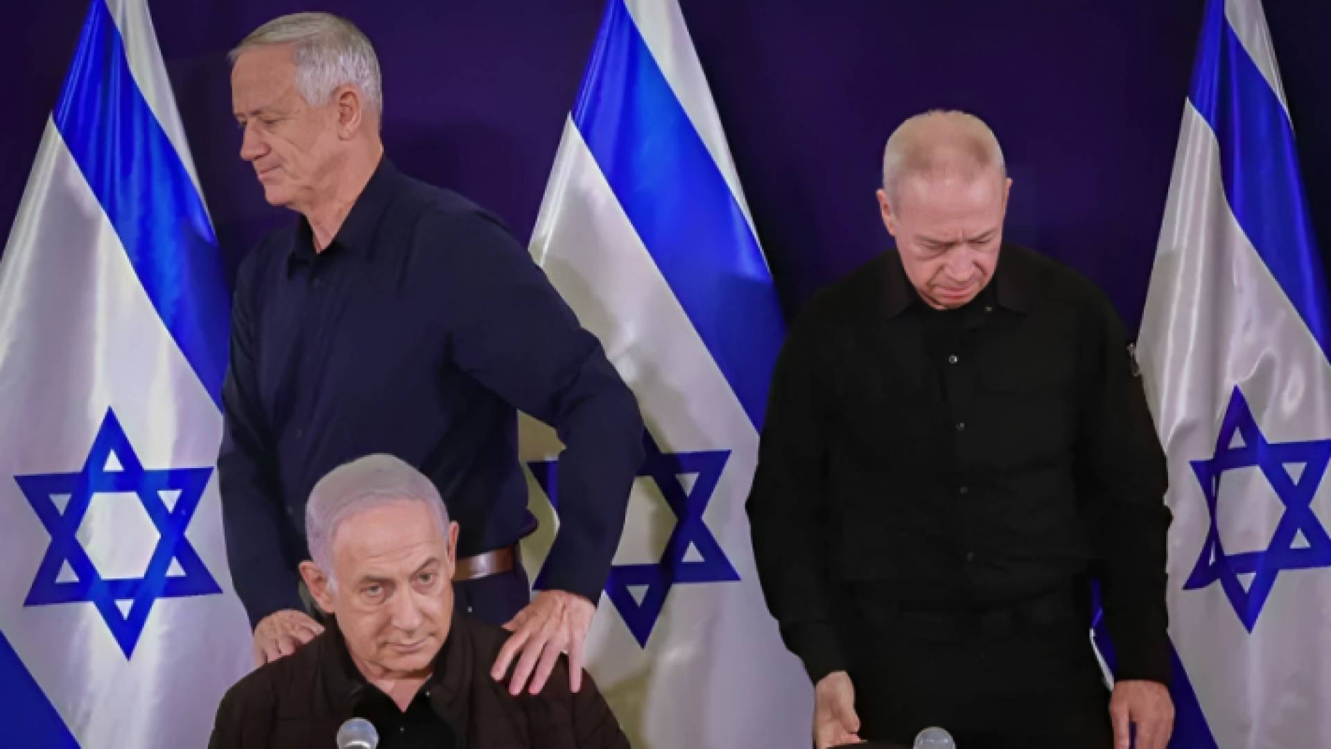 غالانت ونتنياهو وغانتس