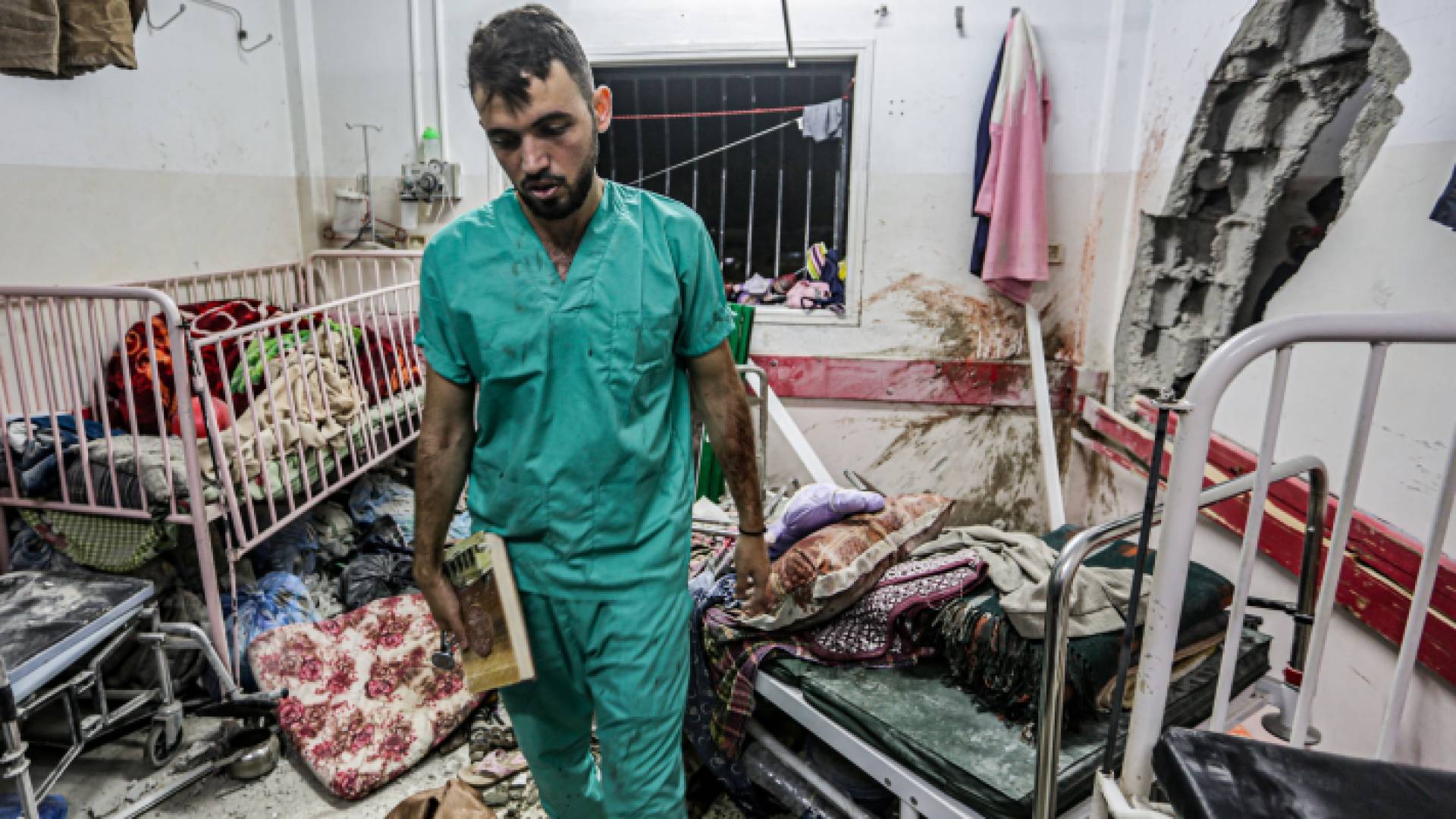 وضع المستفيات في قطاع غزة جراء عدوان الاحتلال - أرشيفية