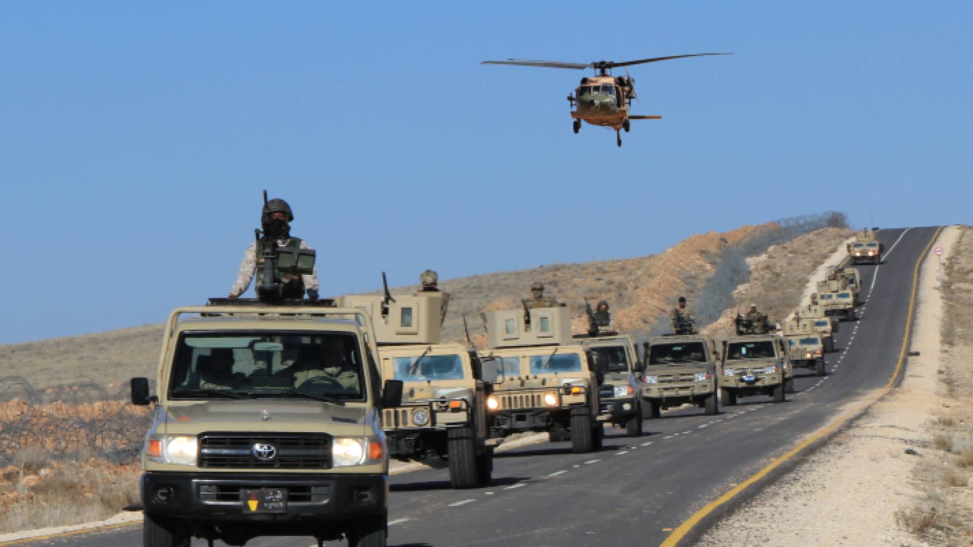 الجيش العربي على الحدود الشمالية