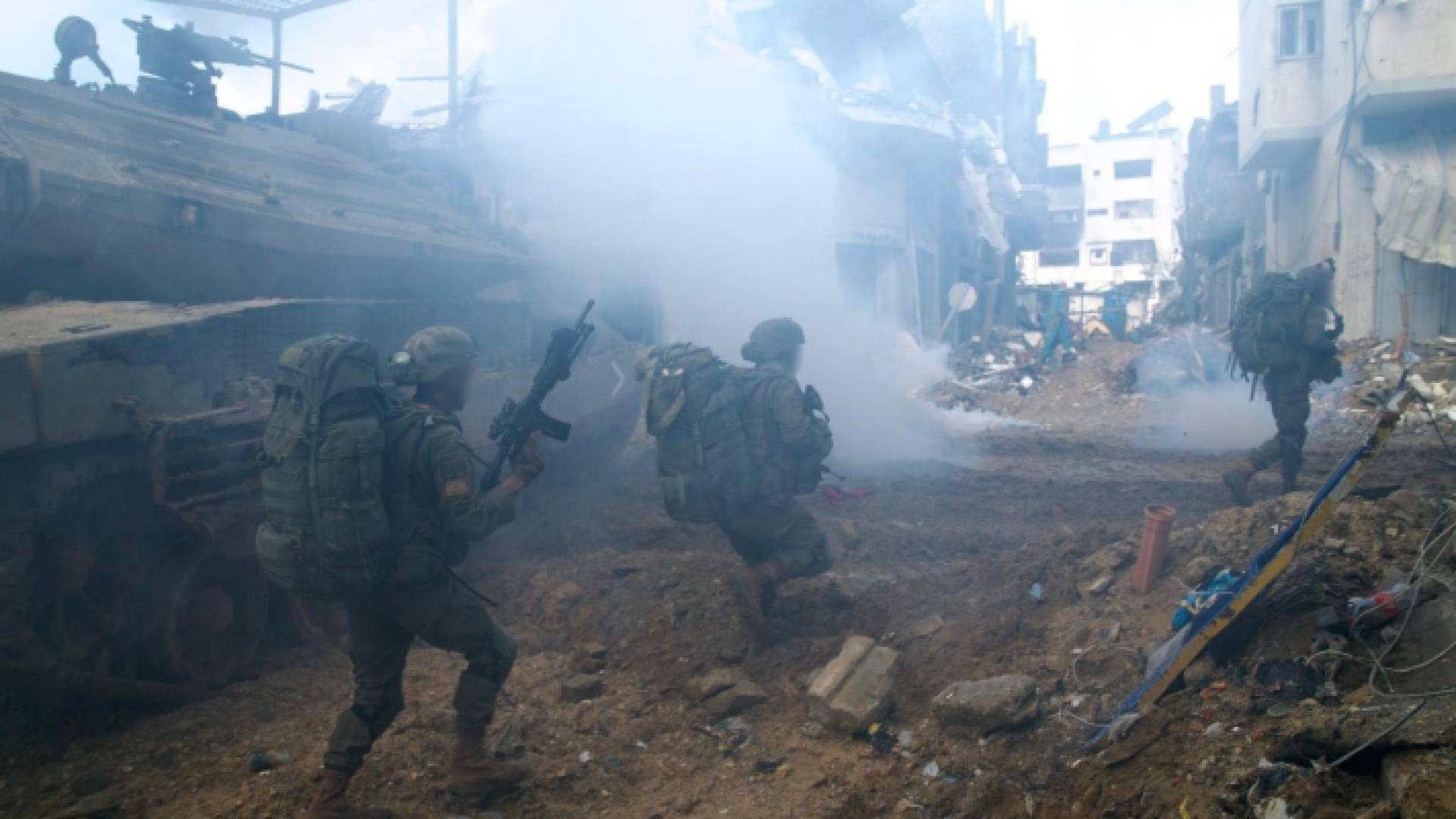 قوات من جيش الاحتلال الإسرائيلي في قطاع غزة