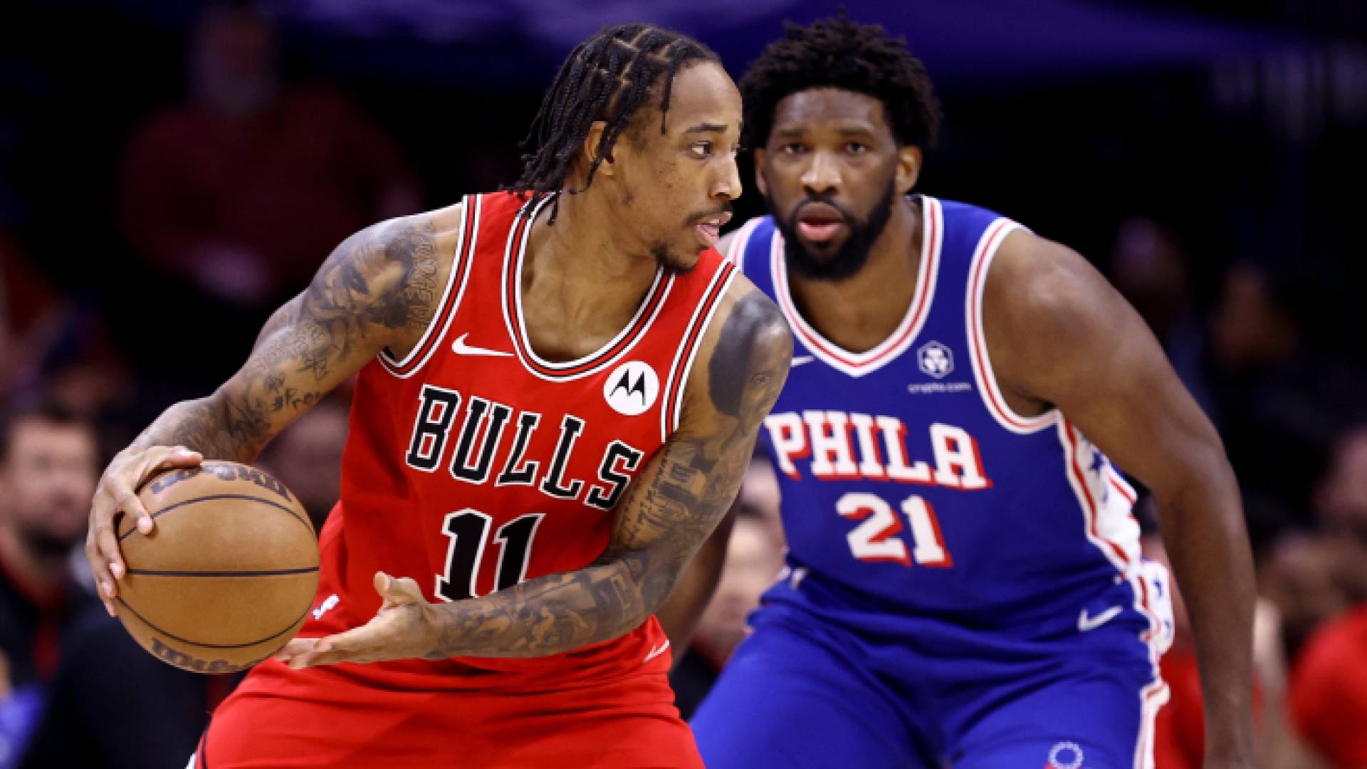 من مباراة شيكاغو بولز وفيلادلفيا سيفنتي سيكسرز