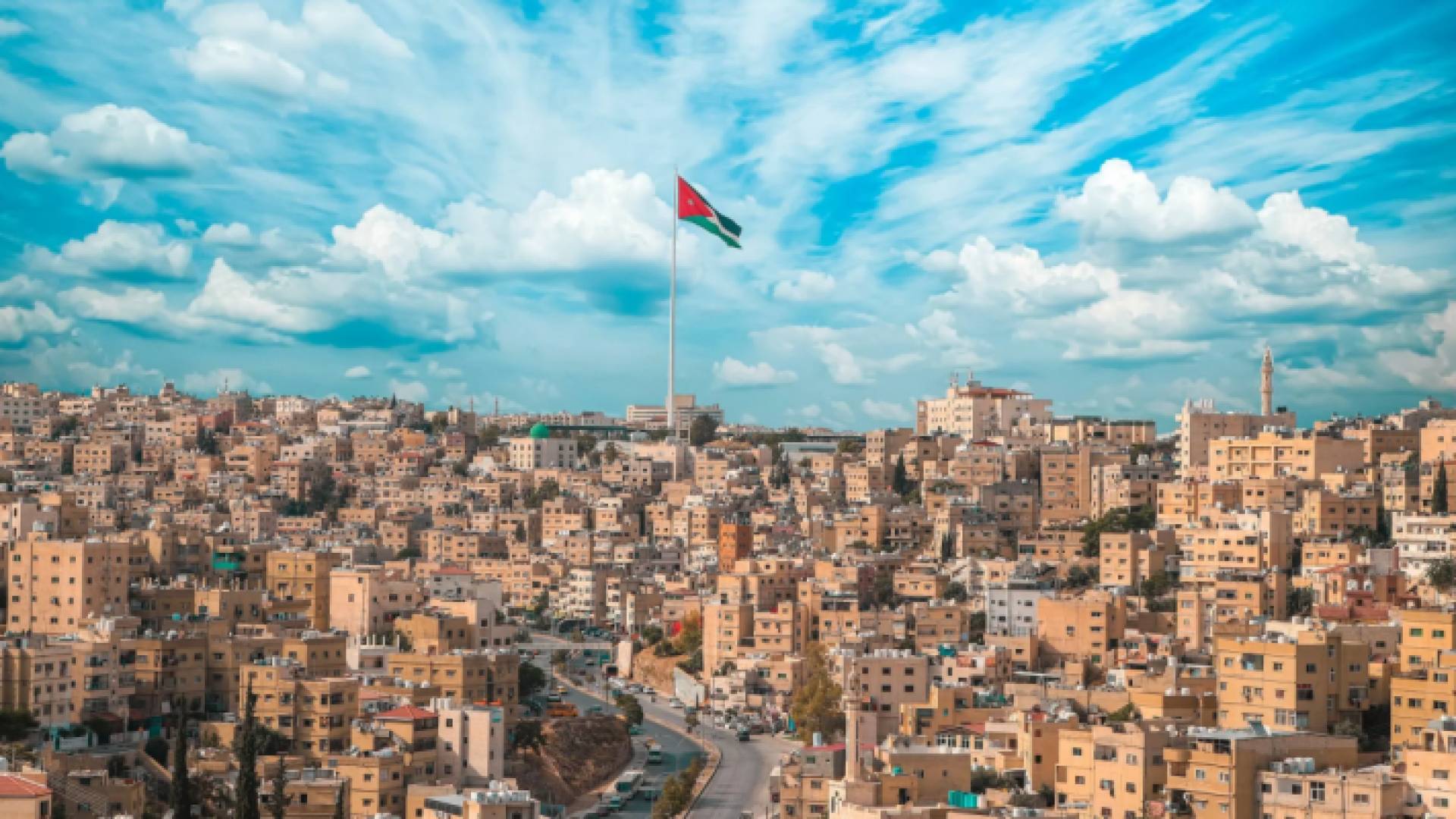 جانب من العاصمة عمان - واد الحدادة