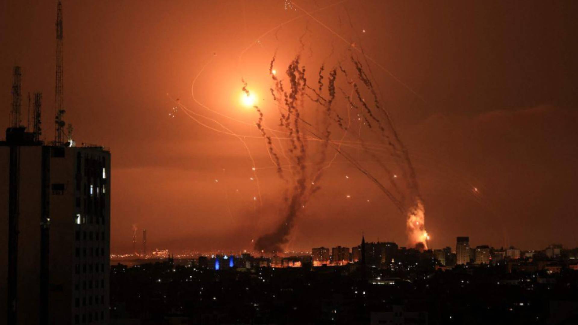 رشقات صاروخية باتجاه فلسطين المحتلة