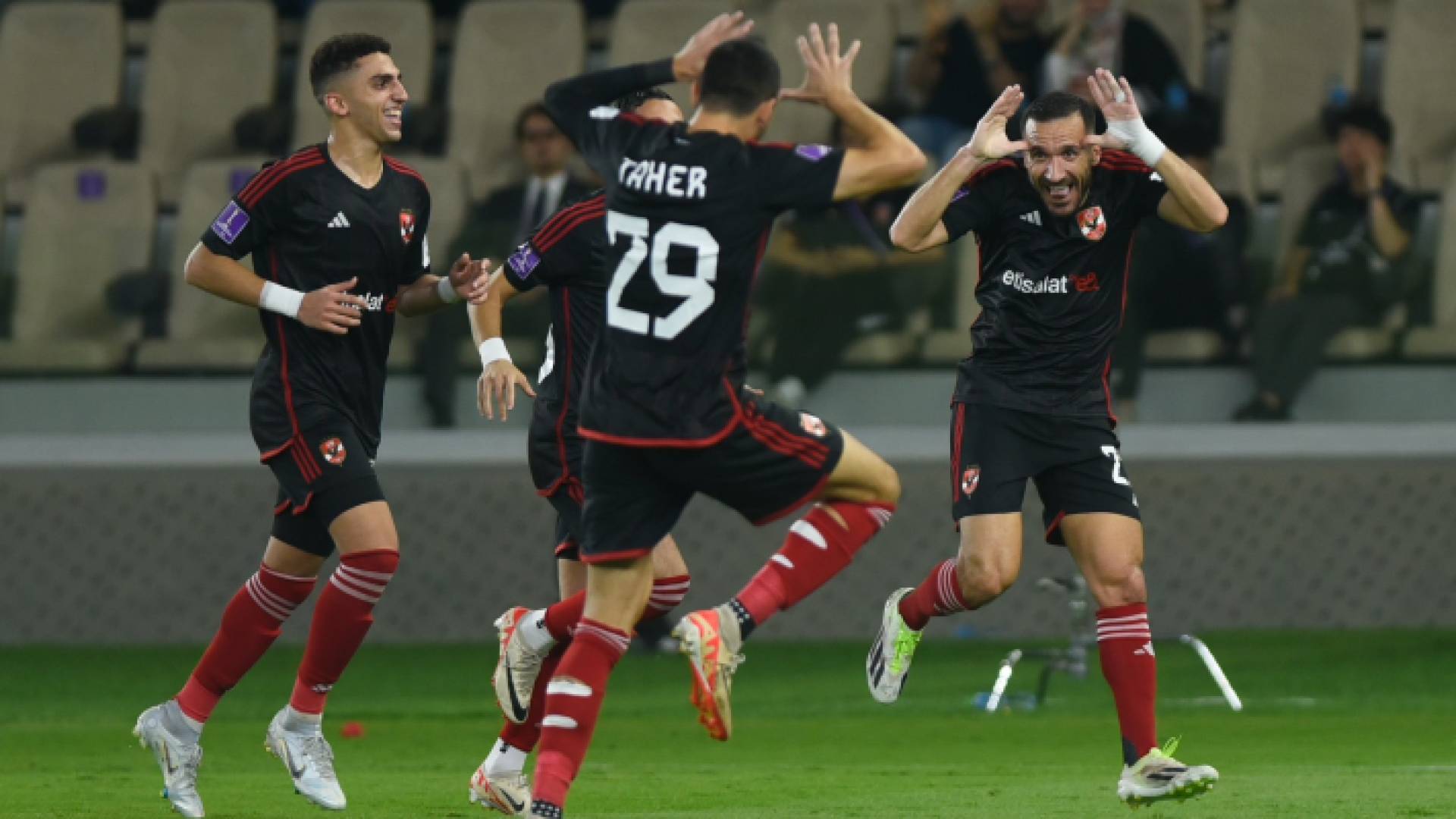 لاعبو الأهلي المصري