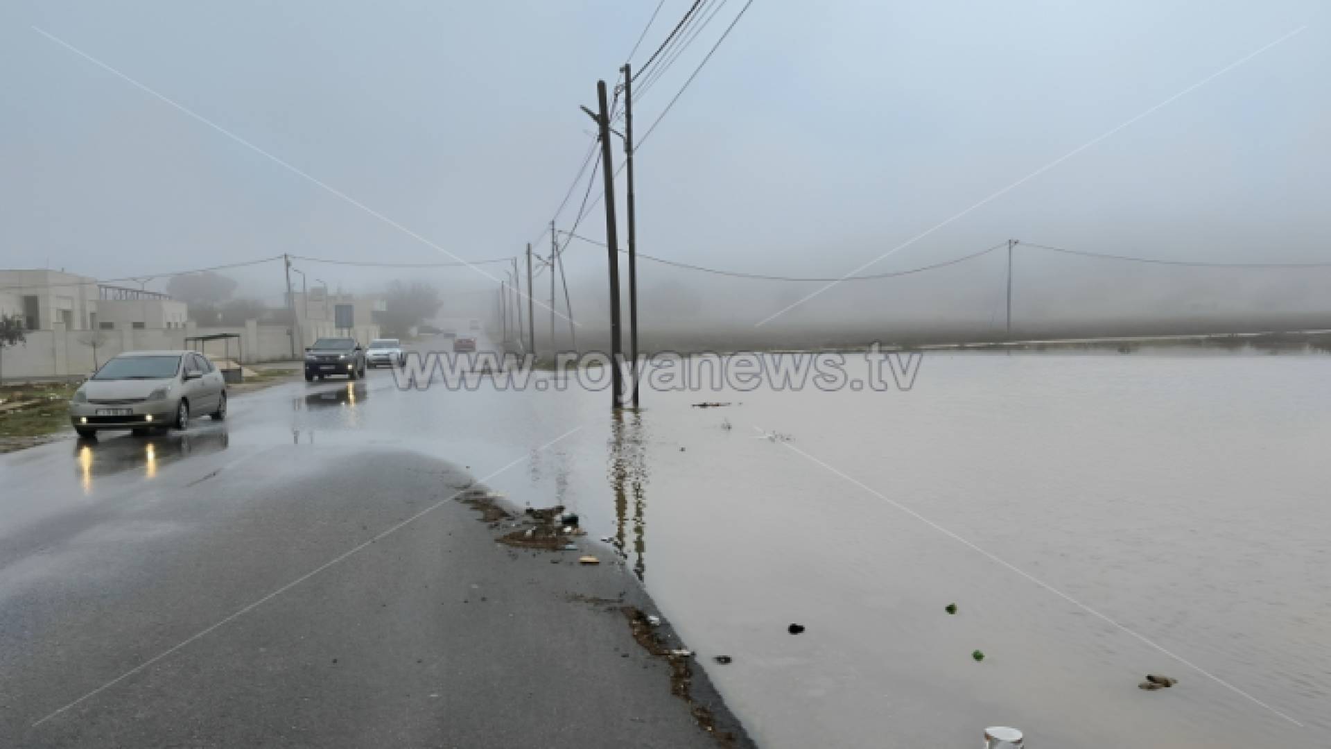 تشكل البرك بأحياء سكنية في محافظة عجلون