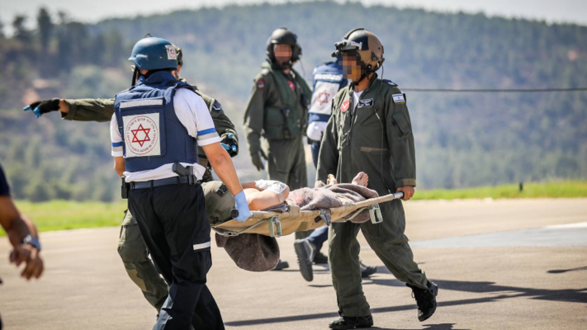 عنصر مصاب من جيش الاحتلال