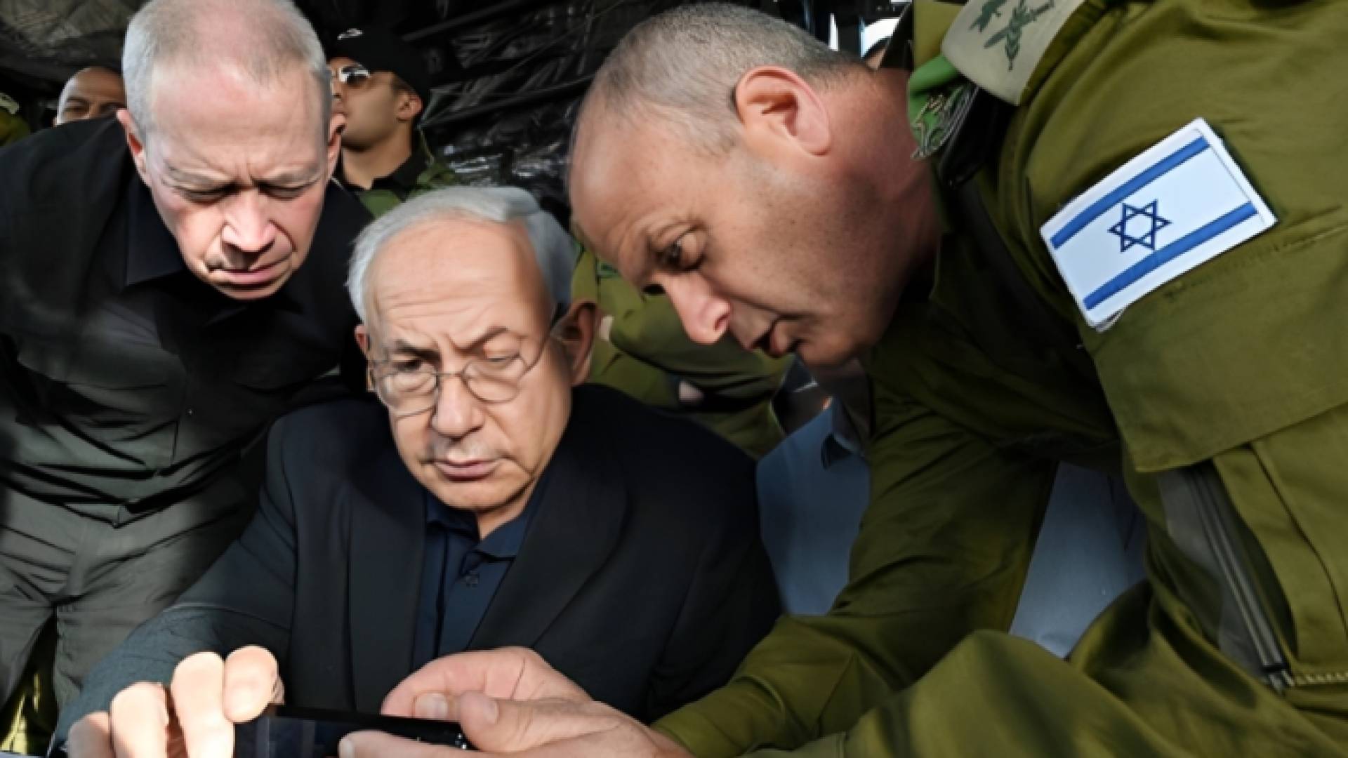 وزير حكومة الاحتلال بنيامين نتنياهو وزير الحبر يوآف غالانت