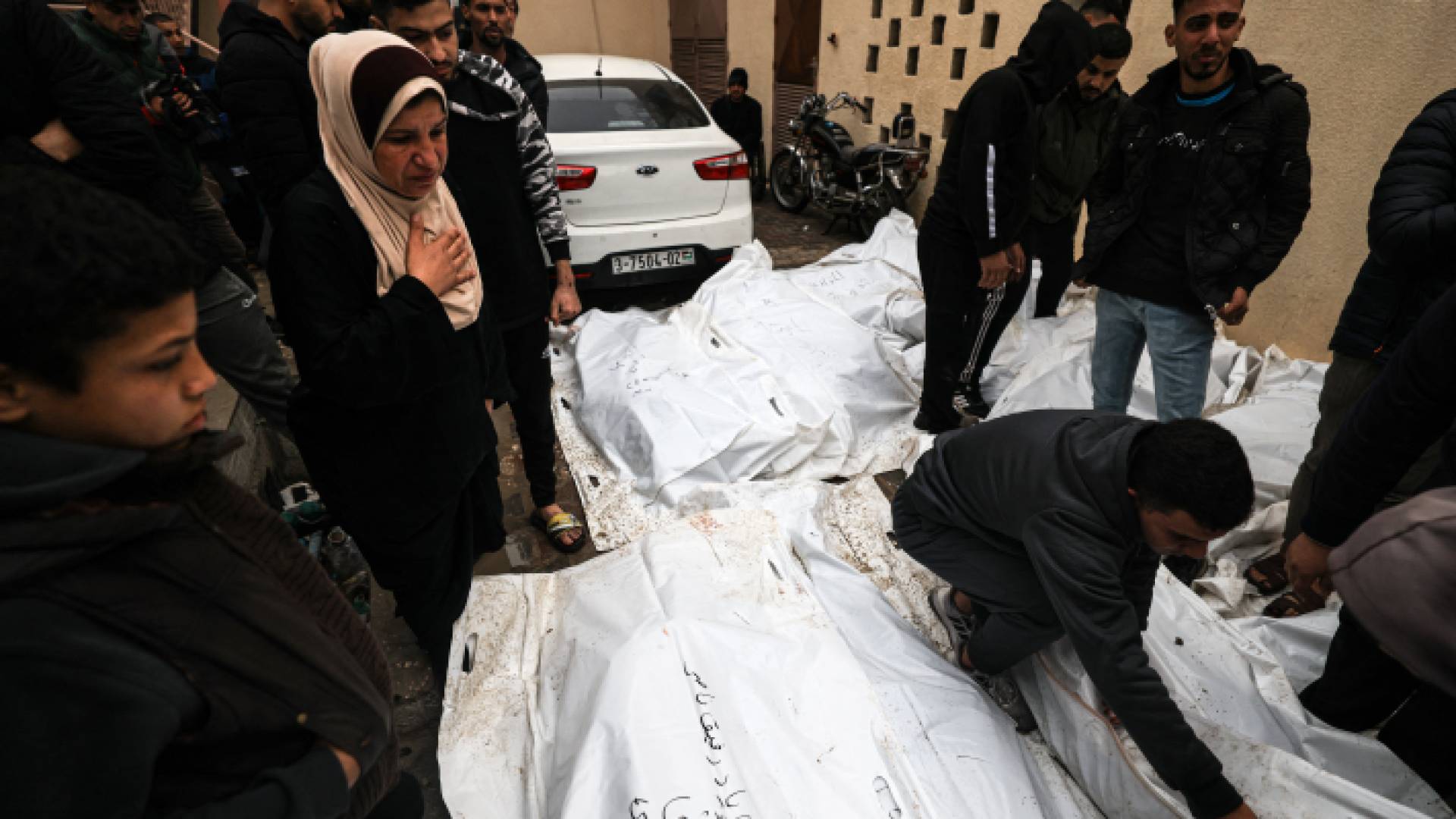 جثامين شهداء في قطاع غزة