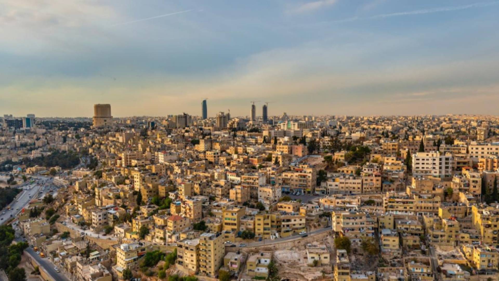 جانب من أحد أحياء العاصمة عمان