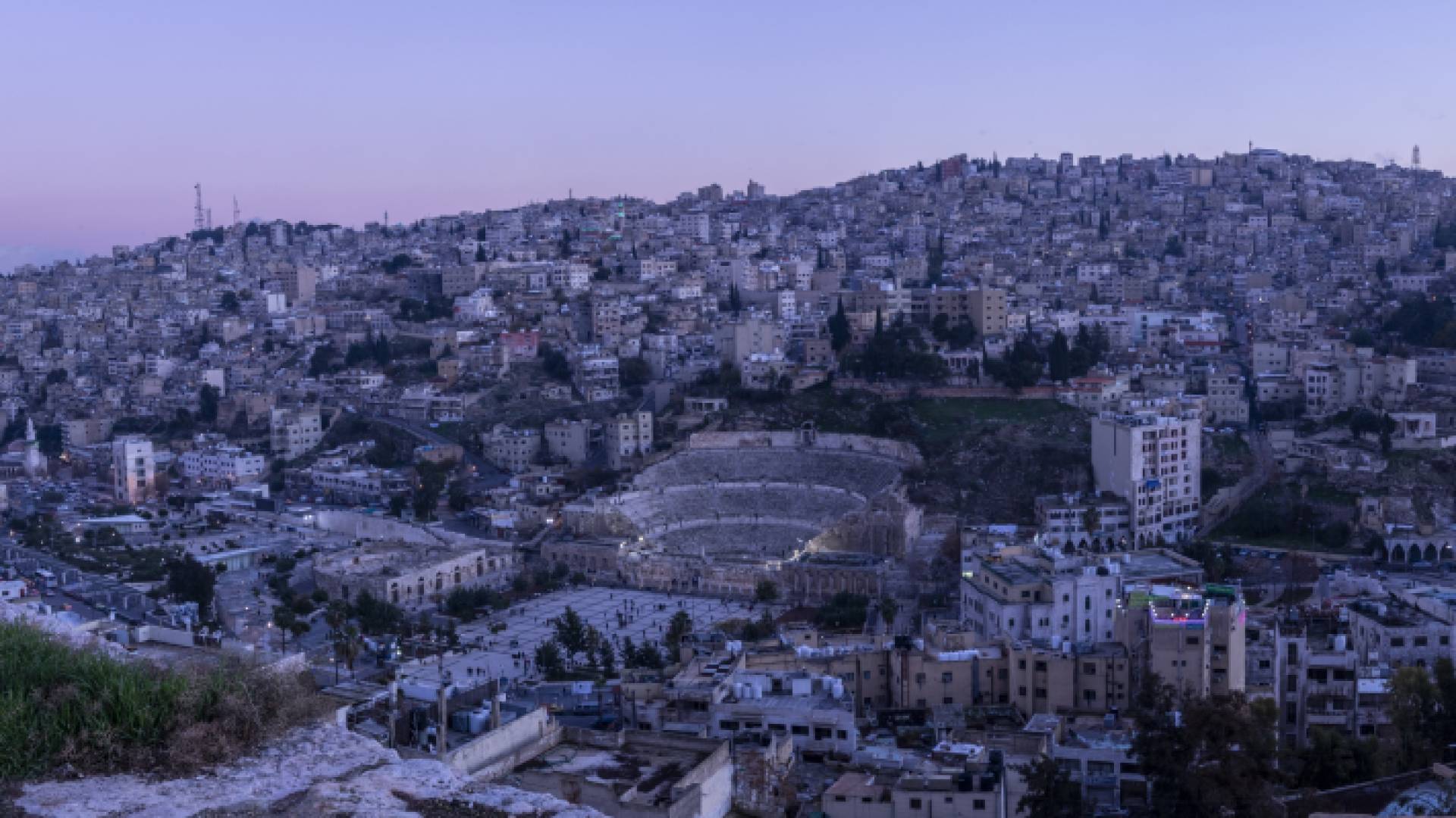 جانب من العاصمة عمان