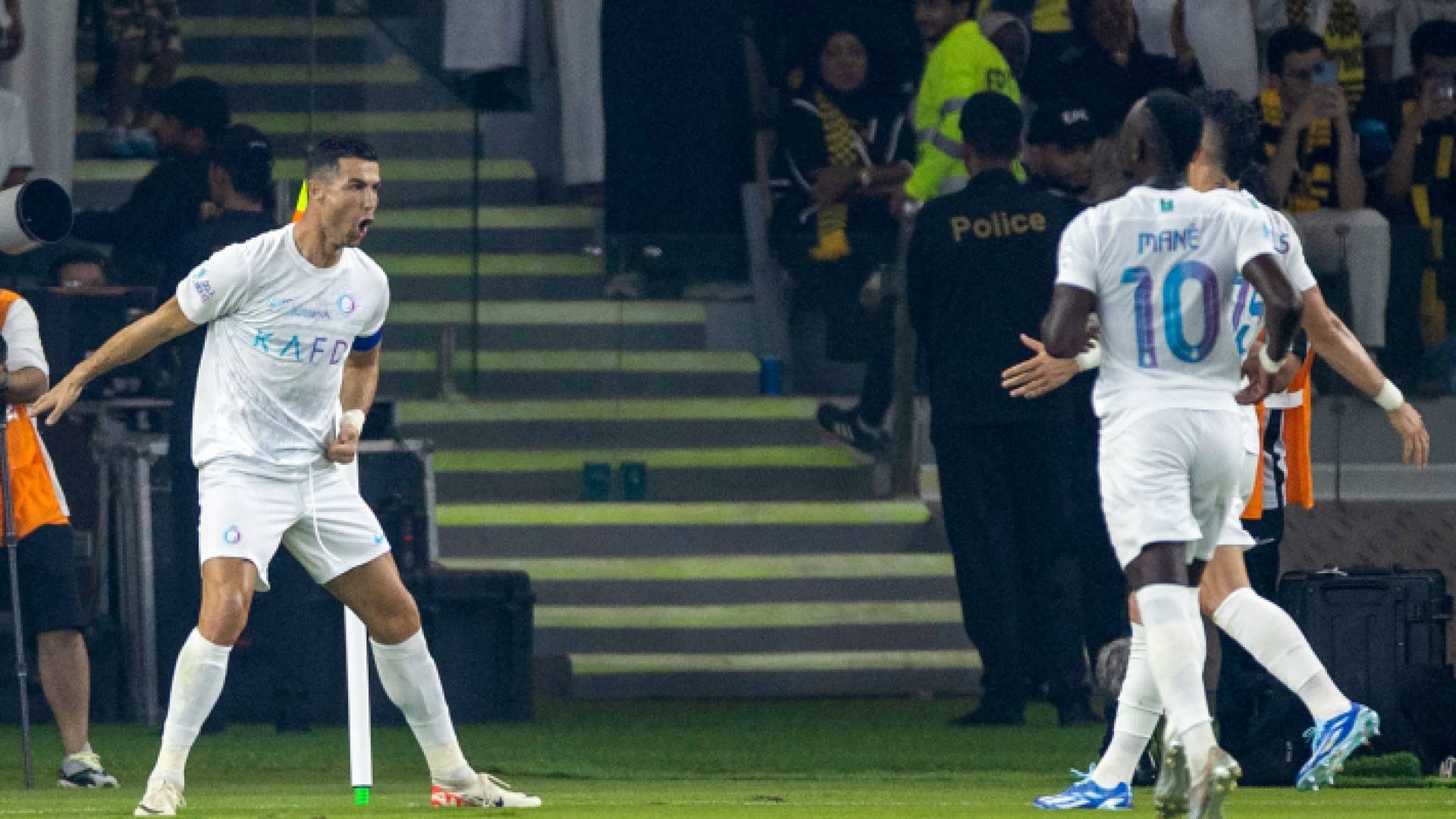 رونالدو من المباراة