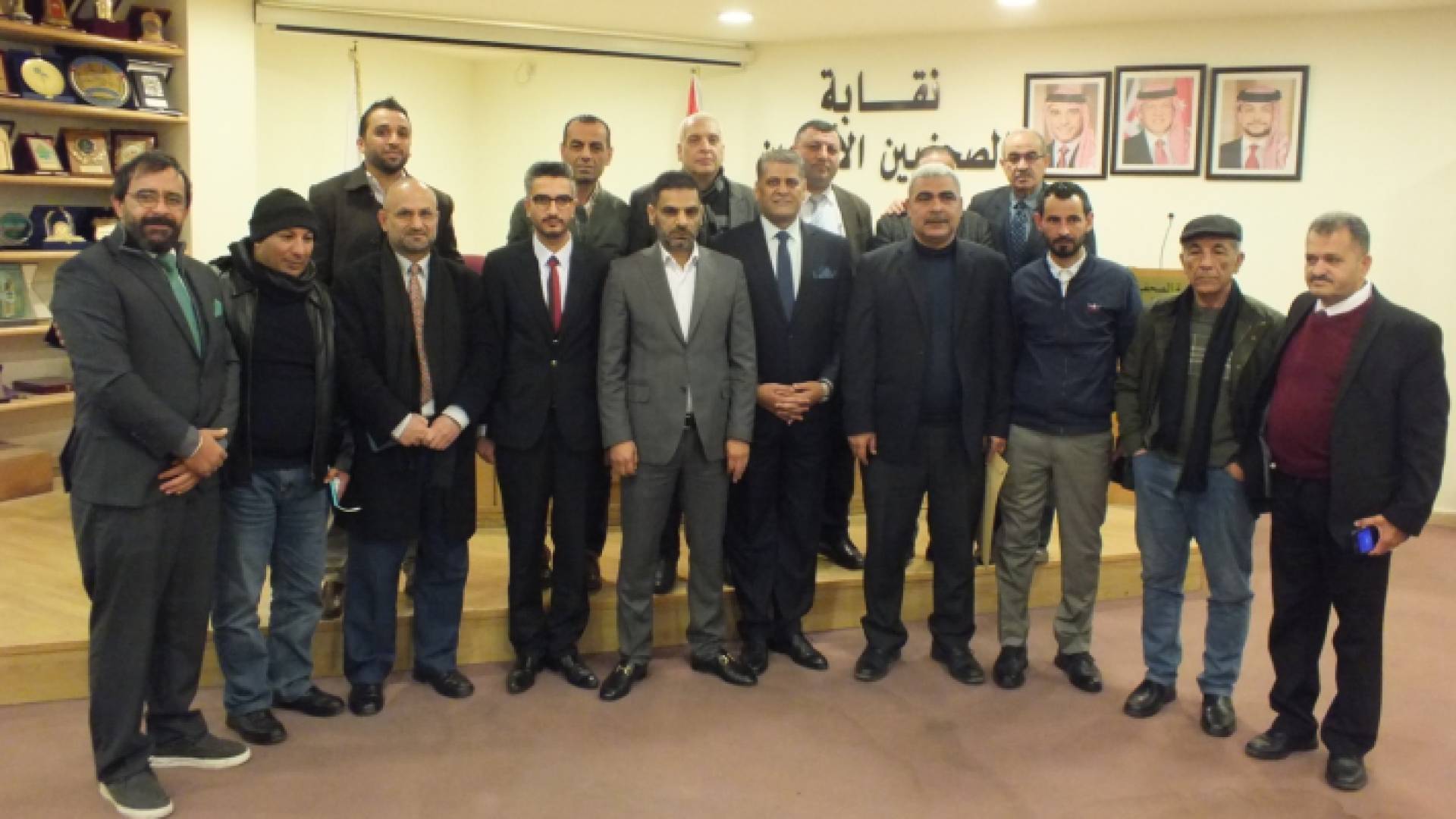 الصحفيون الجدد ونقيب وأعضاء مجلس نقابة الصحفيين