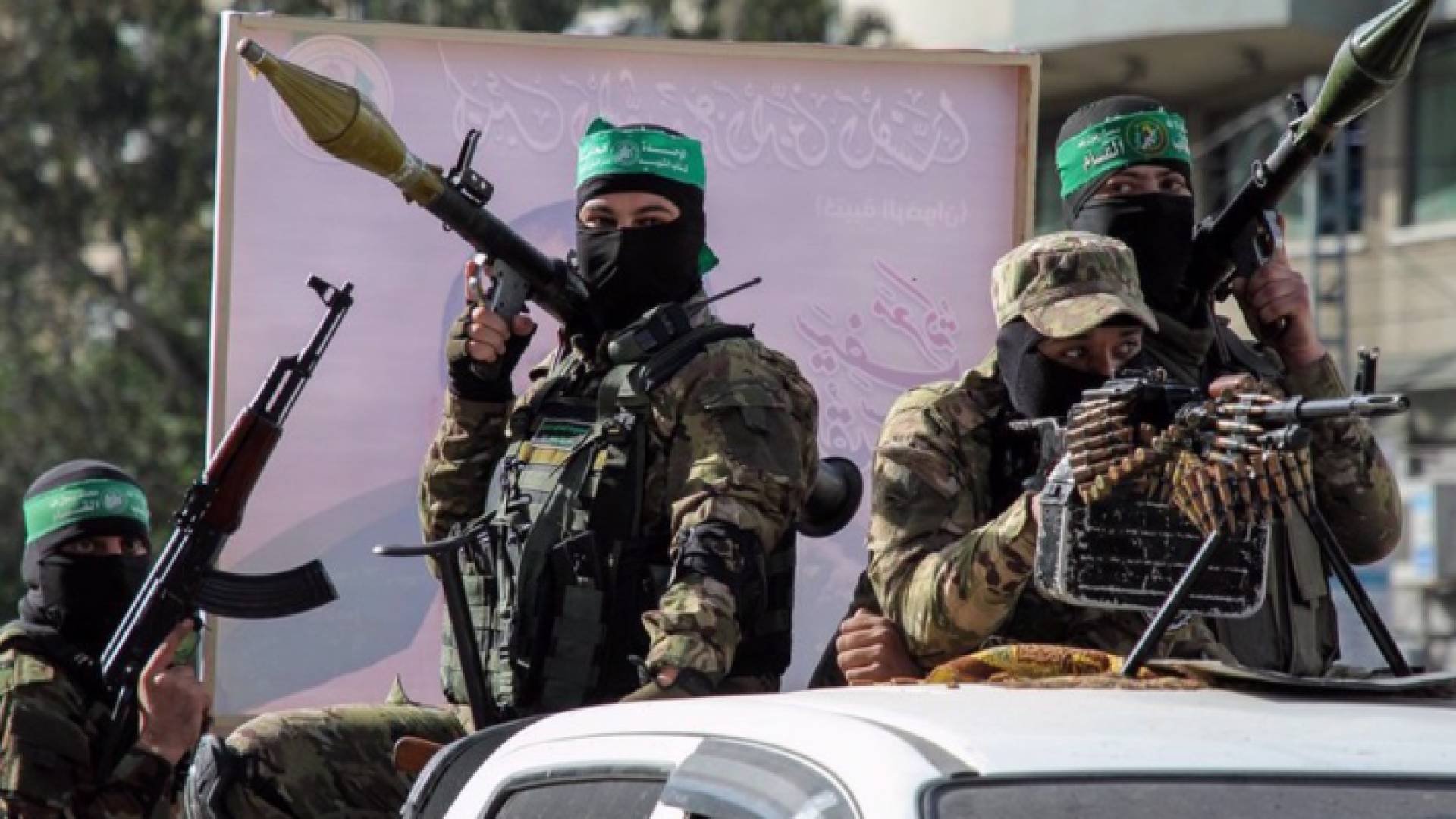 عناصر من المقاومة الفلسطينية في غزة