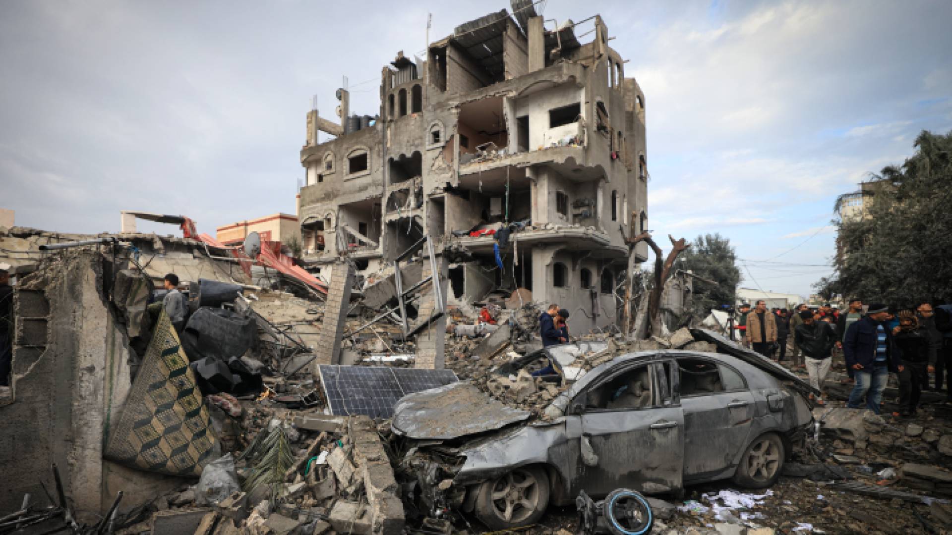 من الدمار الذي تسبب به الاحتلال الإسرائيلي في قطاع غزة