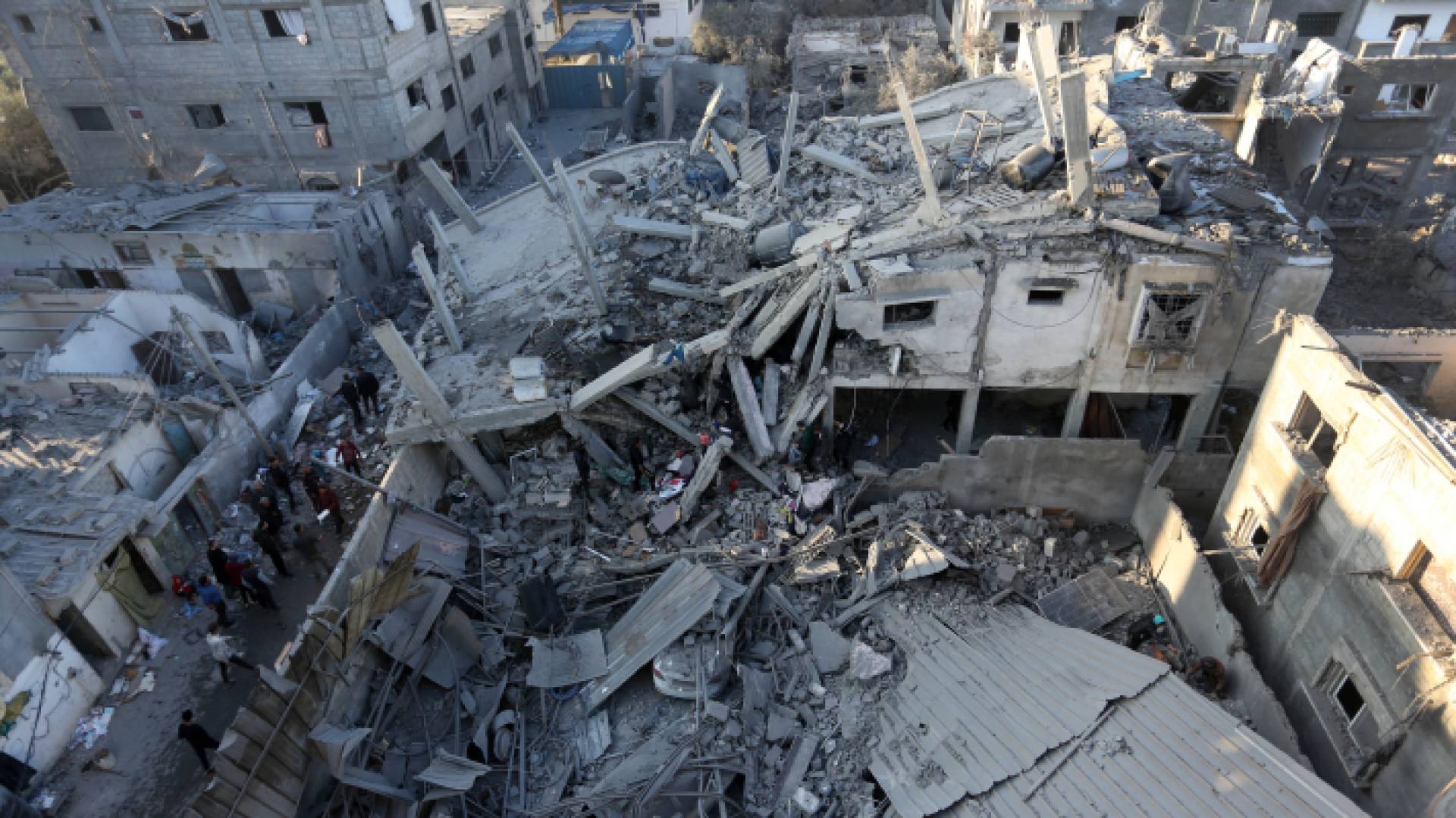 من الدمار الذي تسبب به الاحتلال الإسرائيلي في قطاع غزة