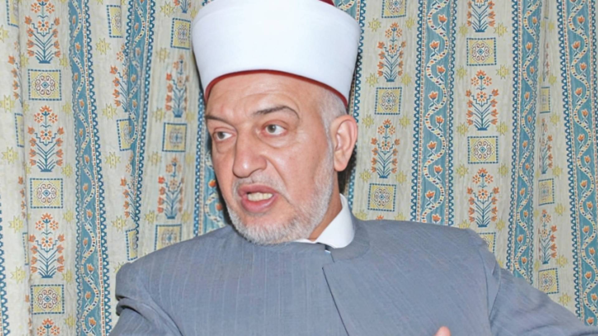 وزير الأوقاف الفلسطيني وخطيب الأقصى السابق الشيخ يوسف سلامة