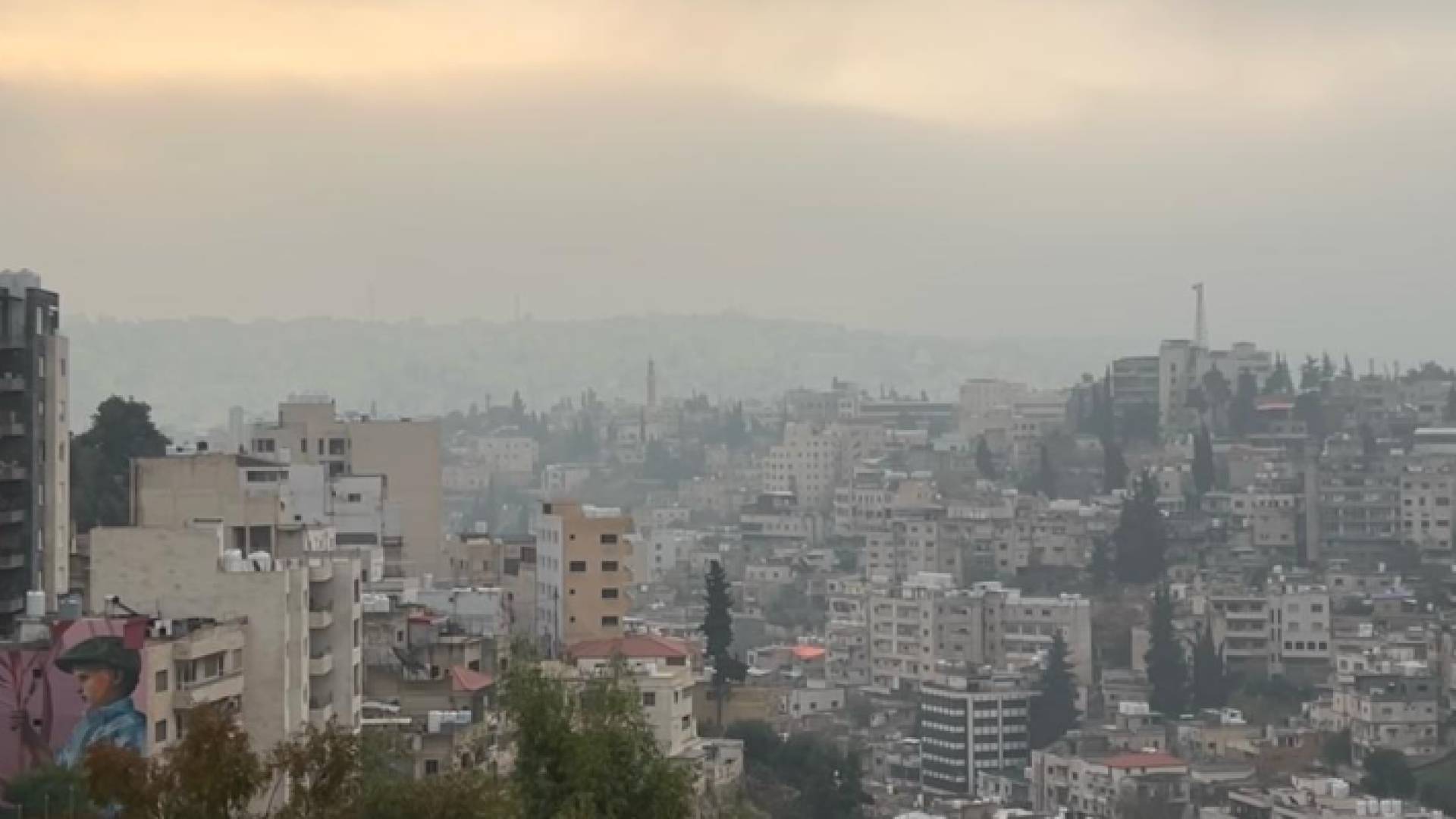 ضباب في العاصمة عمان