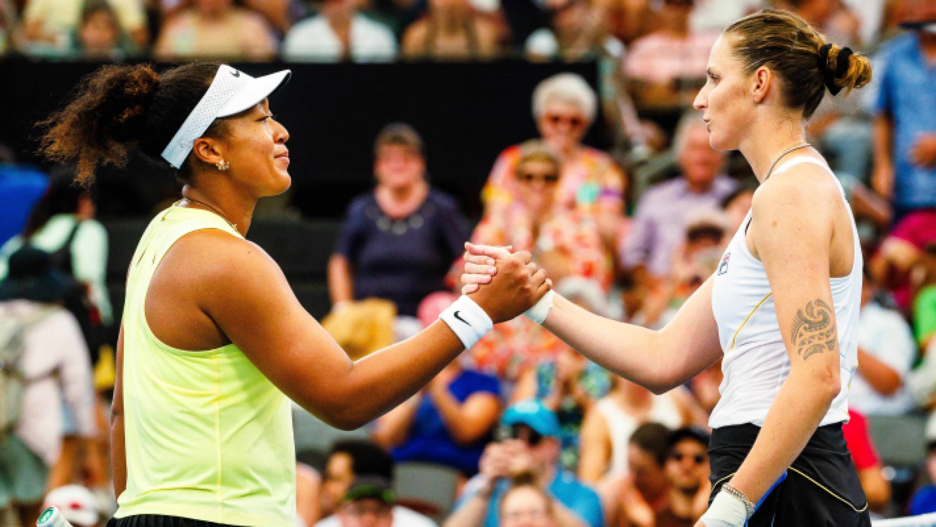 كارولينا بليشكوفا وناومي أوساكا