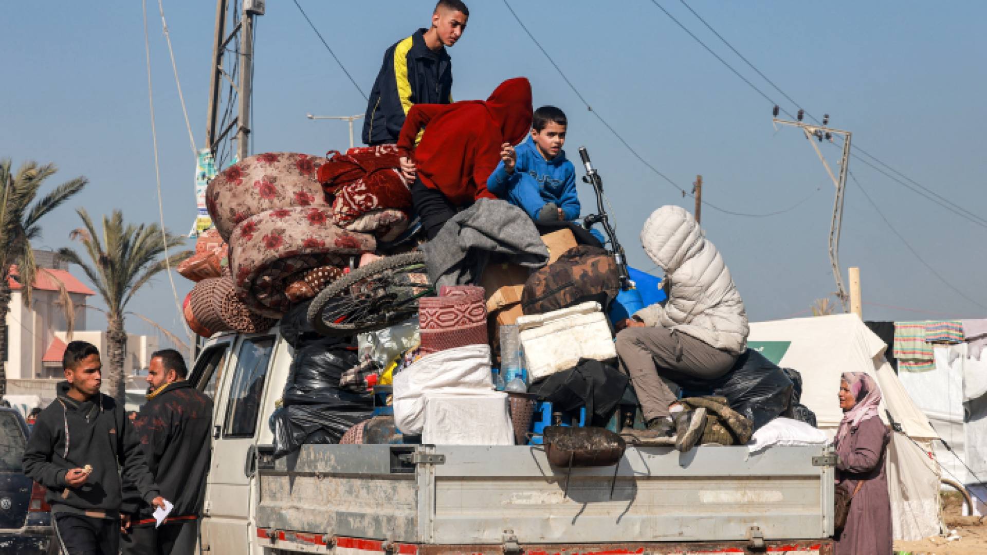 نزوح الفلسطينيين من غزة