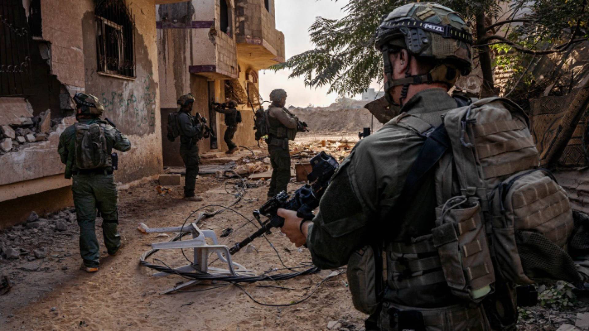 جنود في قوات الاحتلال الإسرائيلي في قطاع غزة