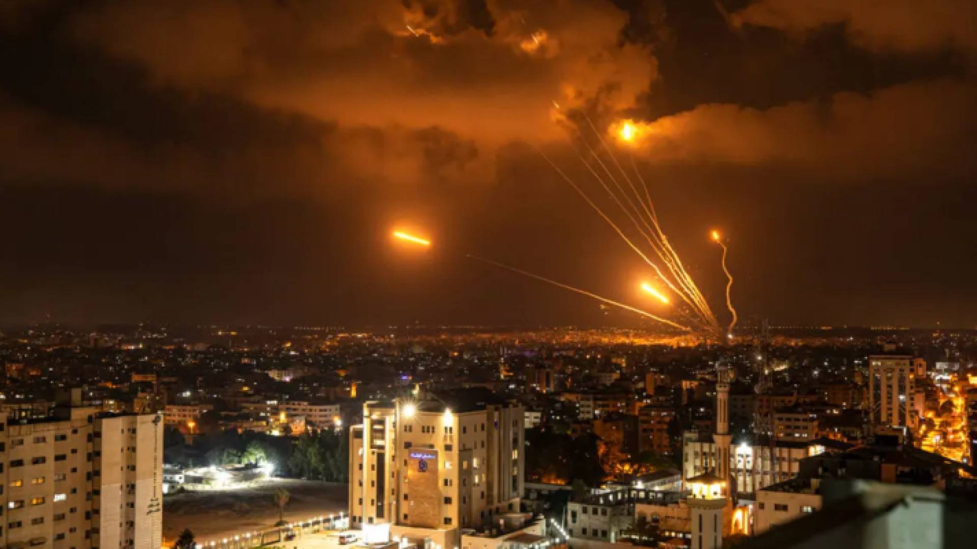 رشقات صاروخية فوق تل أبيب "أرشيفية"