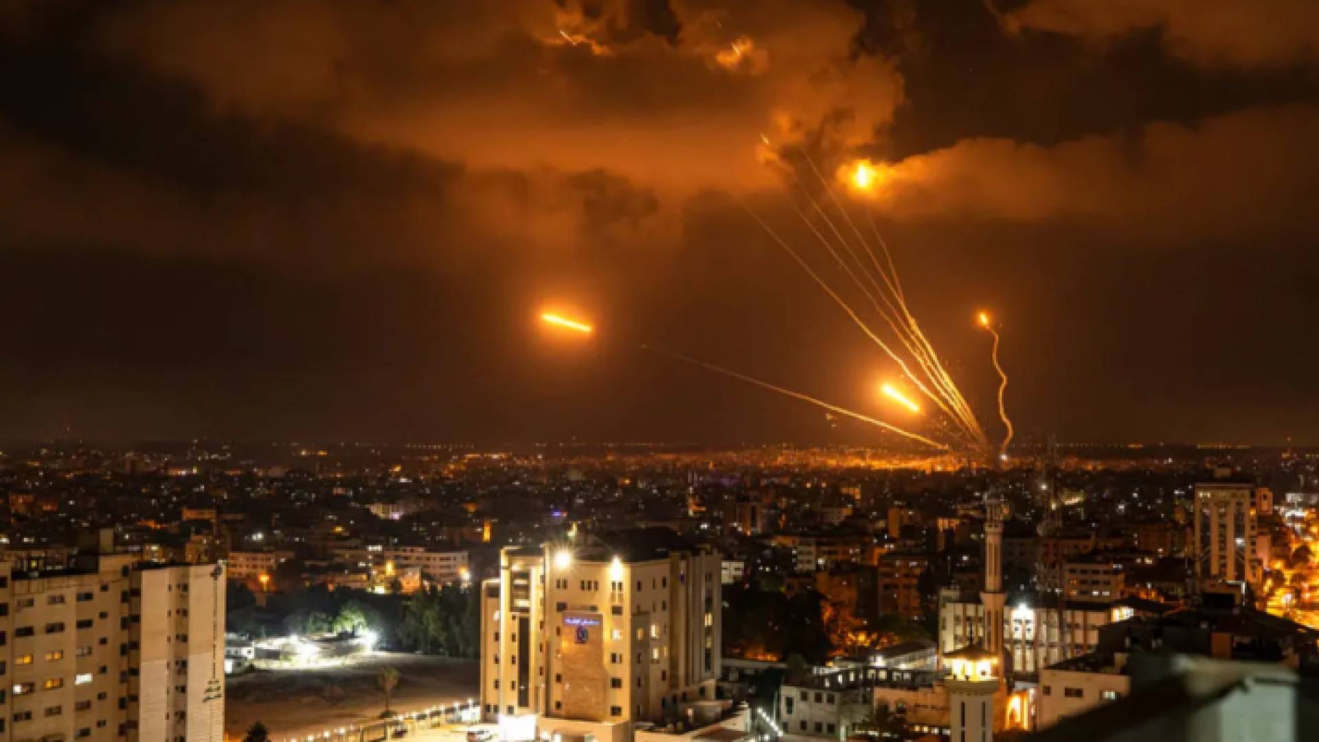 رشقات صاروخية أطلقت من قطاع غزة