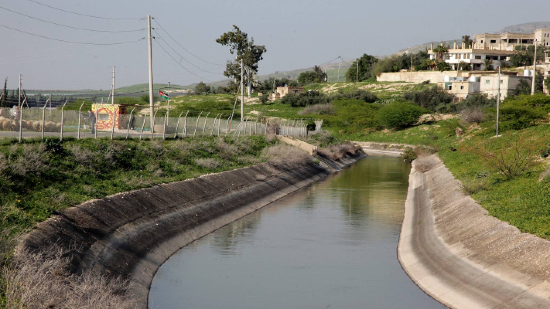 قناة الملك عبدالله بالأغوار الشمالية