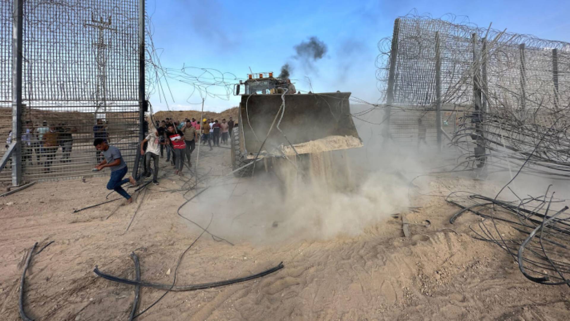 لحظات بعد اتمام هجوم السابع من أكتوبر