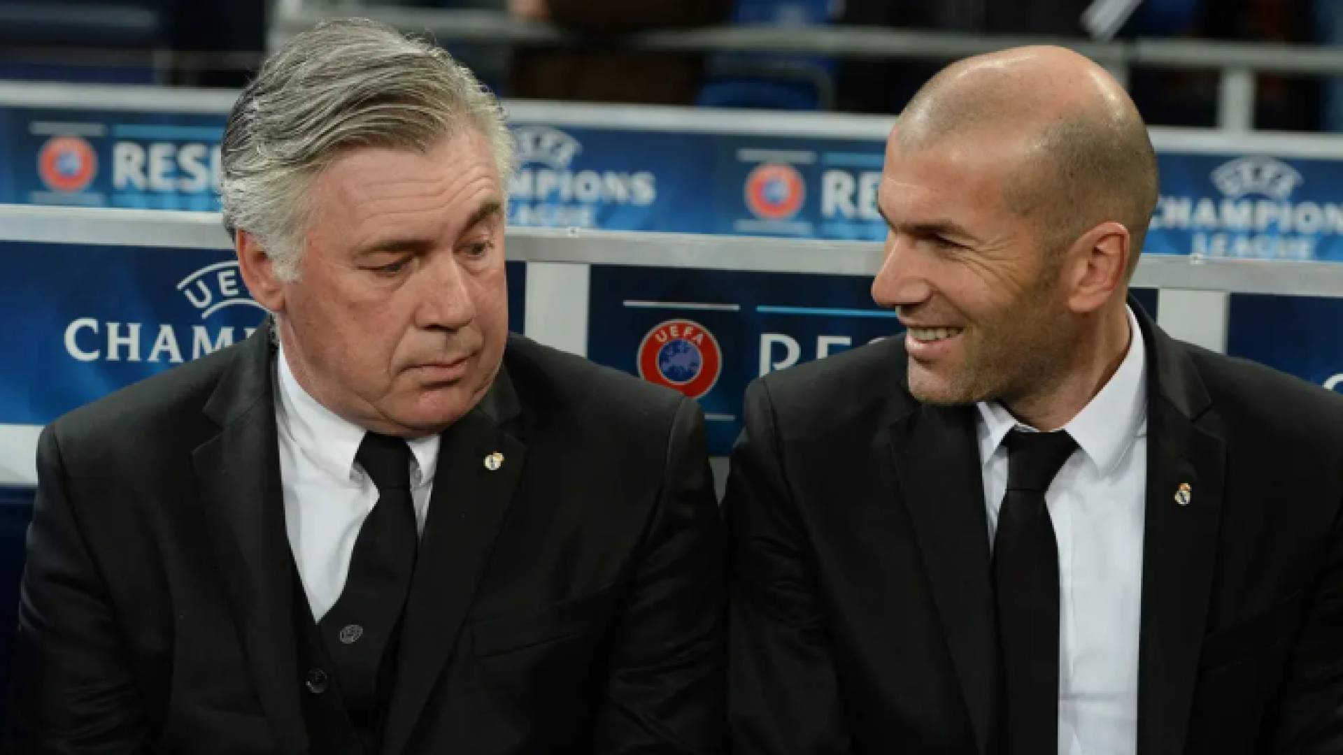 زيدان وأنشيلوتي