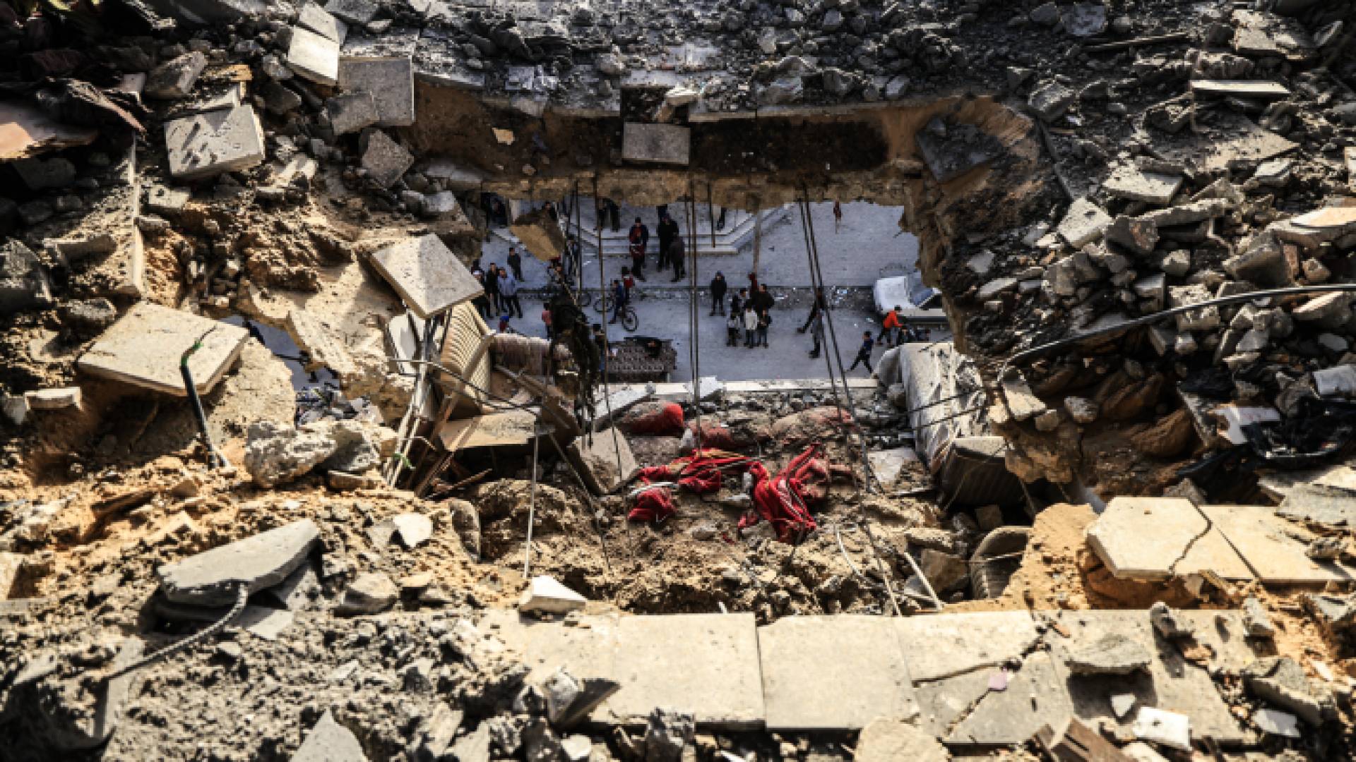 آثار الدمار في غزة