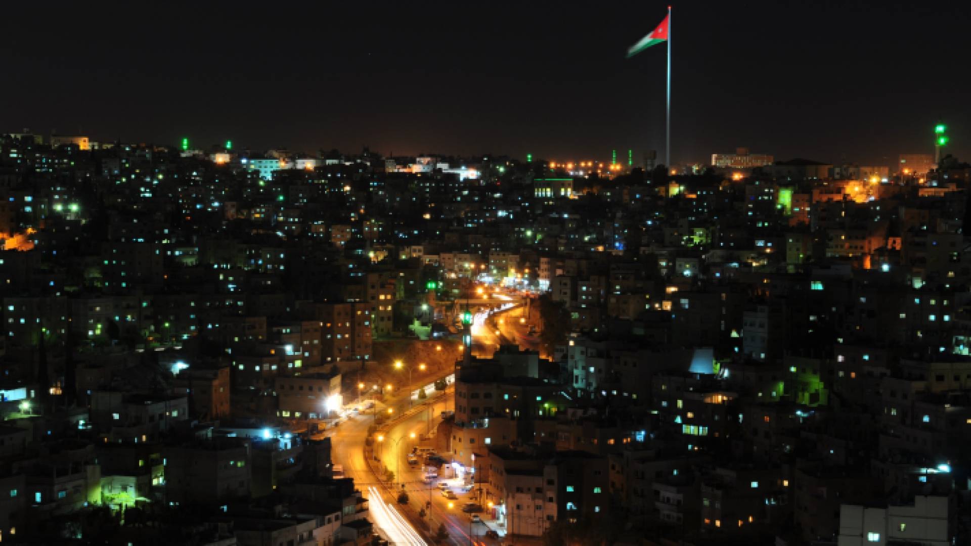 إطلالة على منطقة واد الحدادة في العاصمة عمان