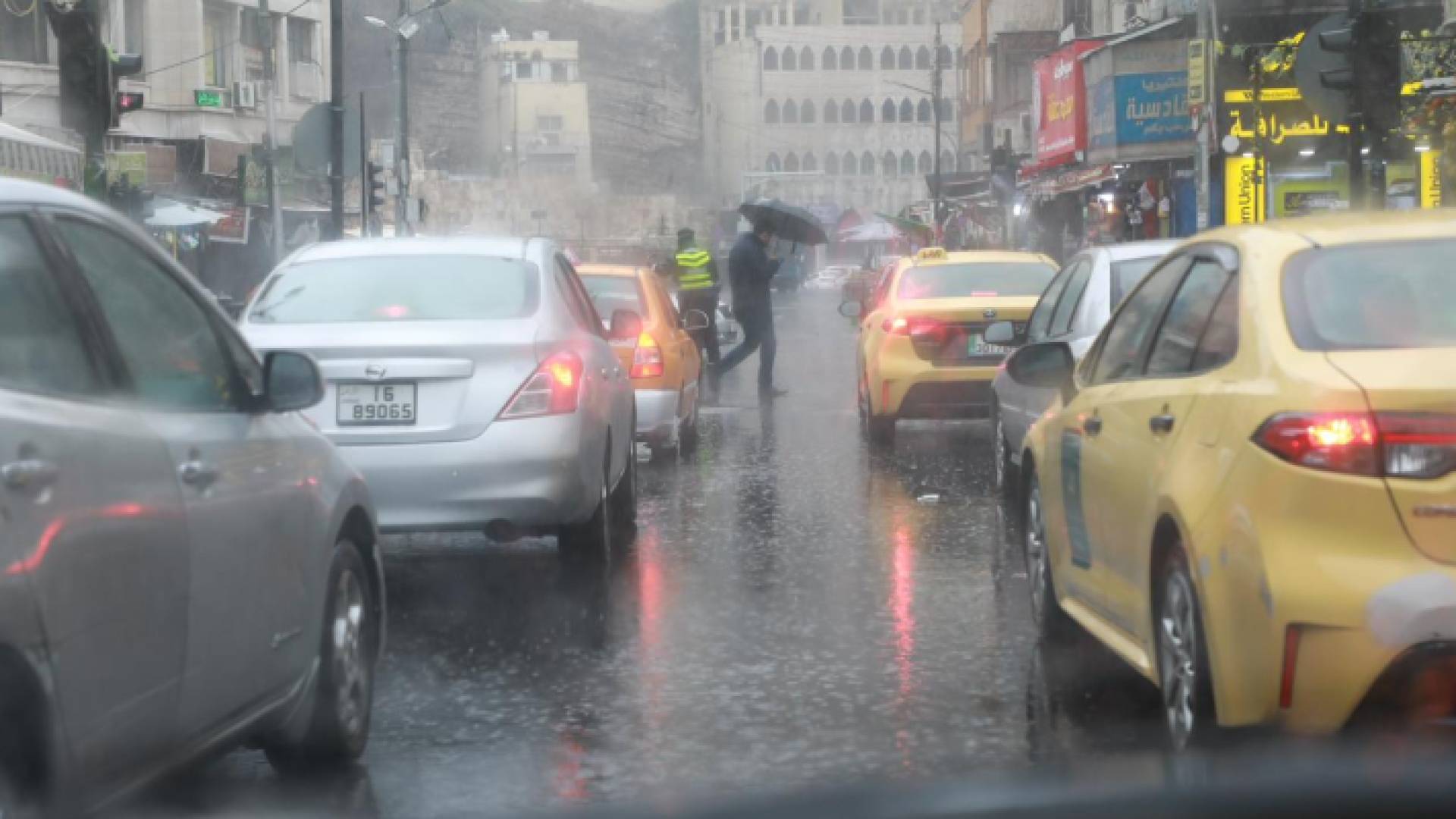 أمطار في العاصمة عمان