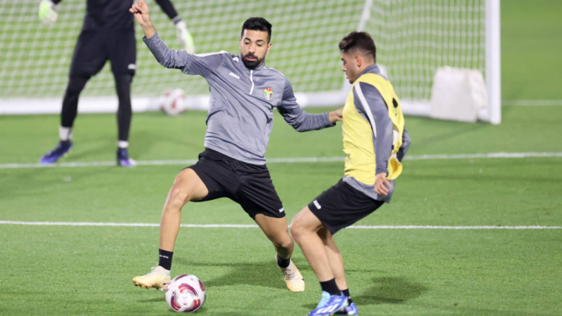 من تدريبات المنتخب الوطني