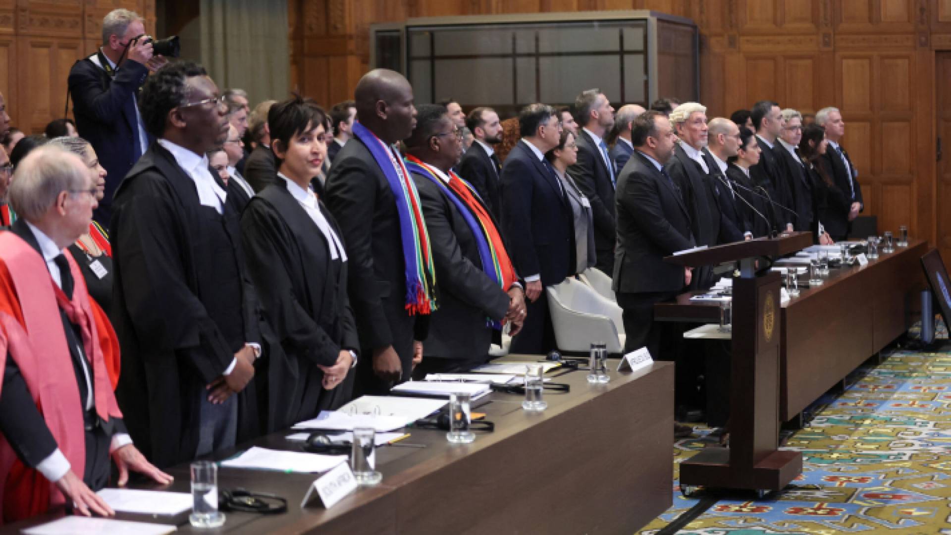 جلسة الاستماع في محكمة العدل الدولية