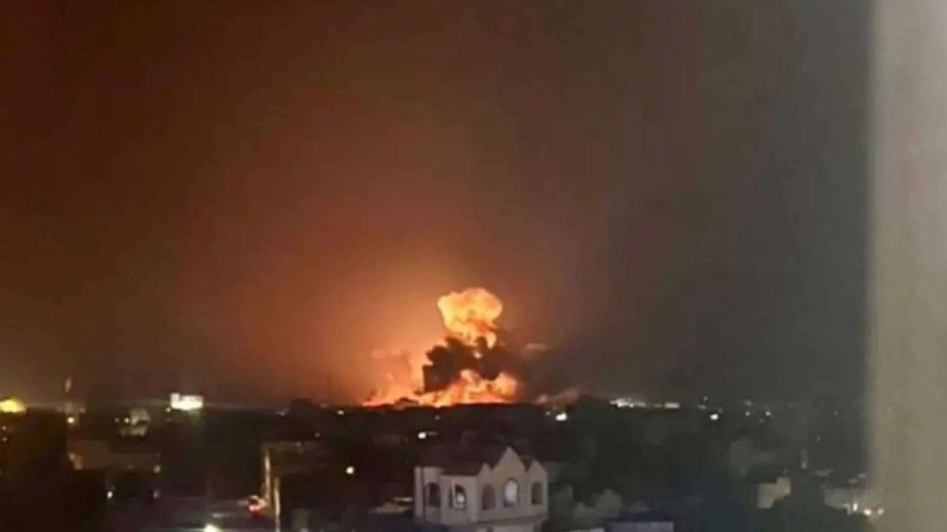 صورة متداولة للانفجار في اليمن