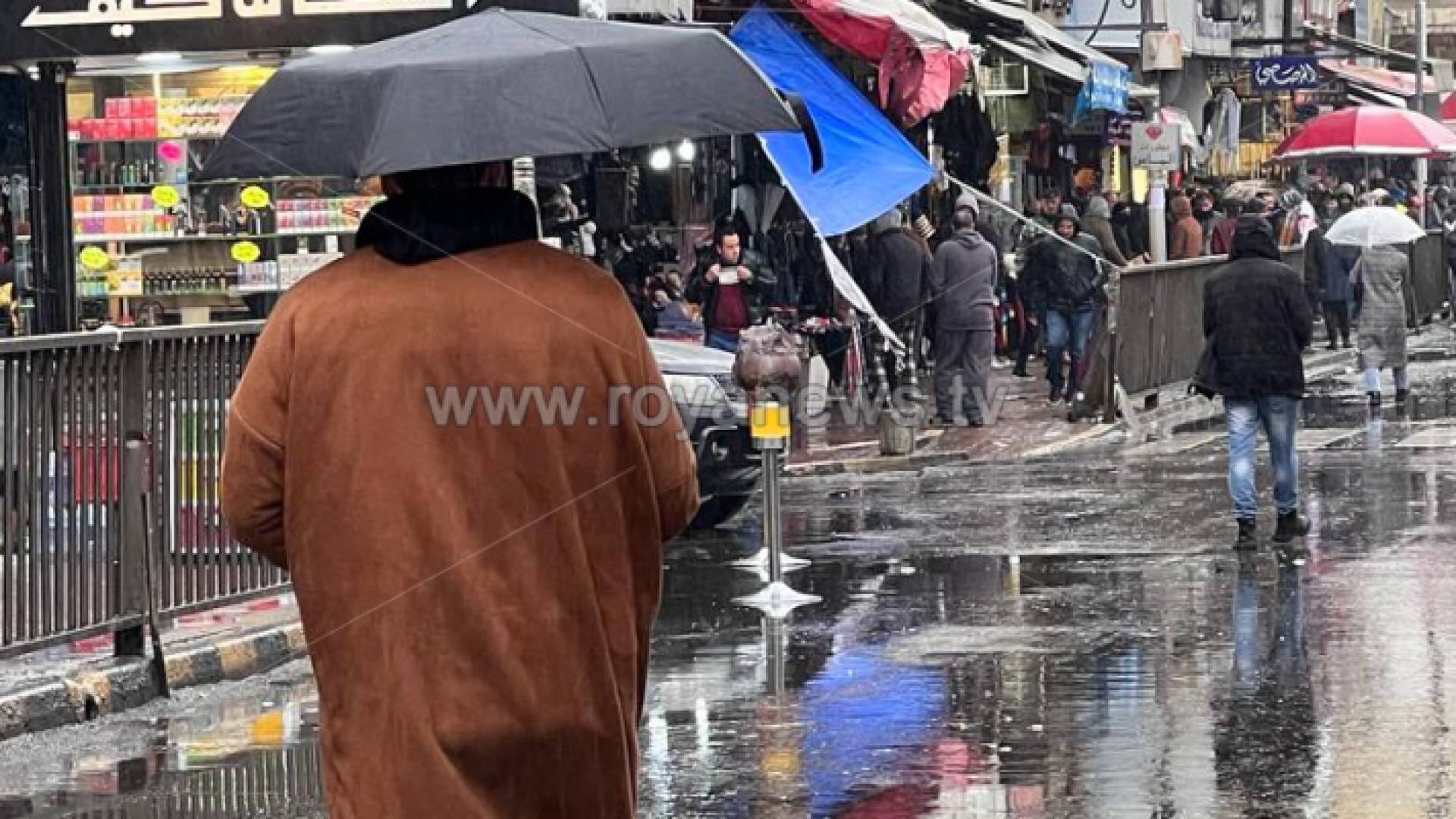 أجواء ماطرة في الأردن