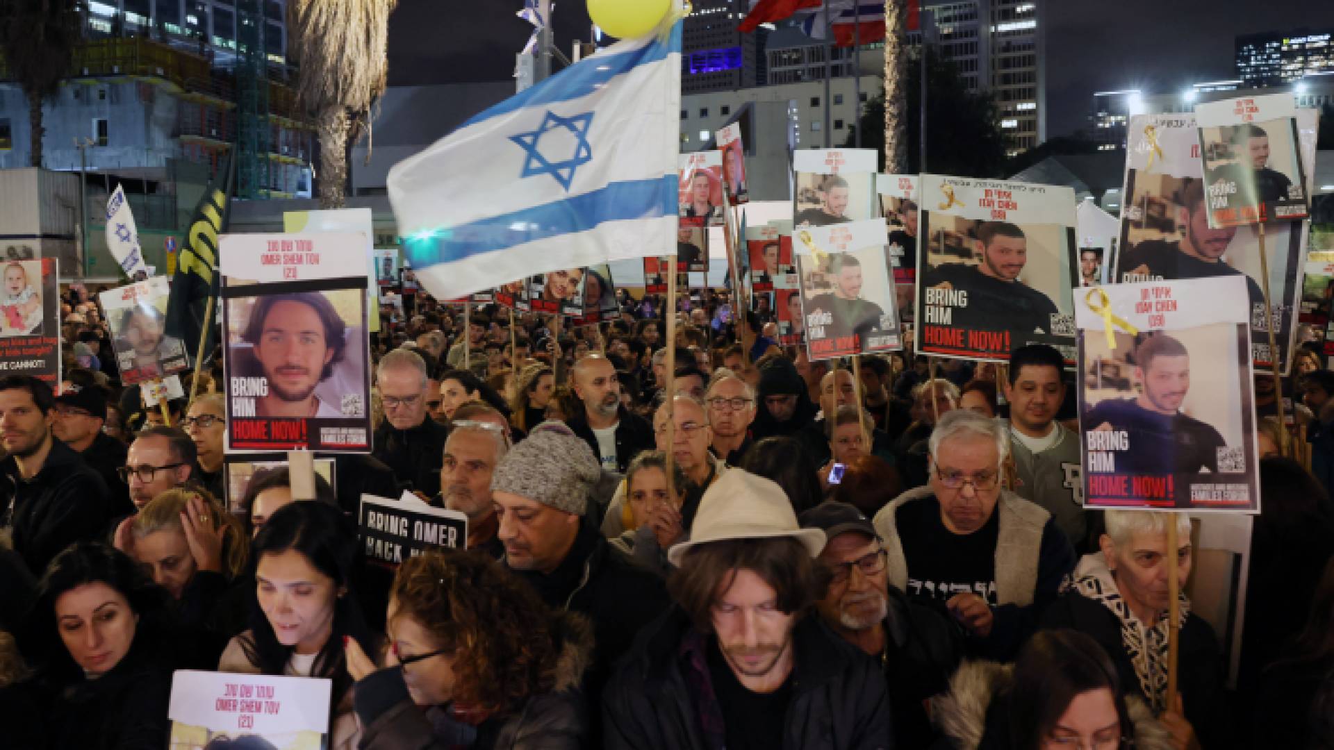 مظاهرة حاشدة في تل أبيب