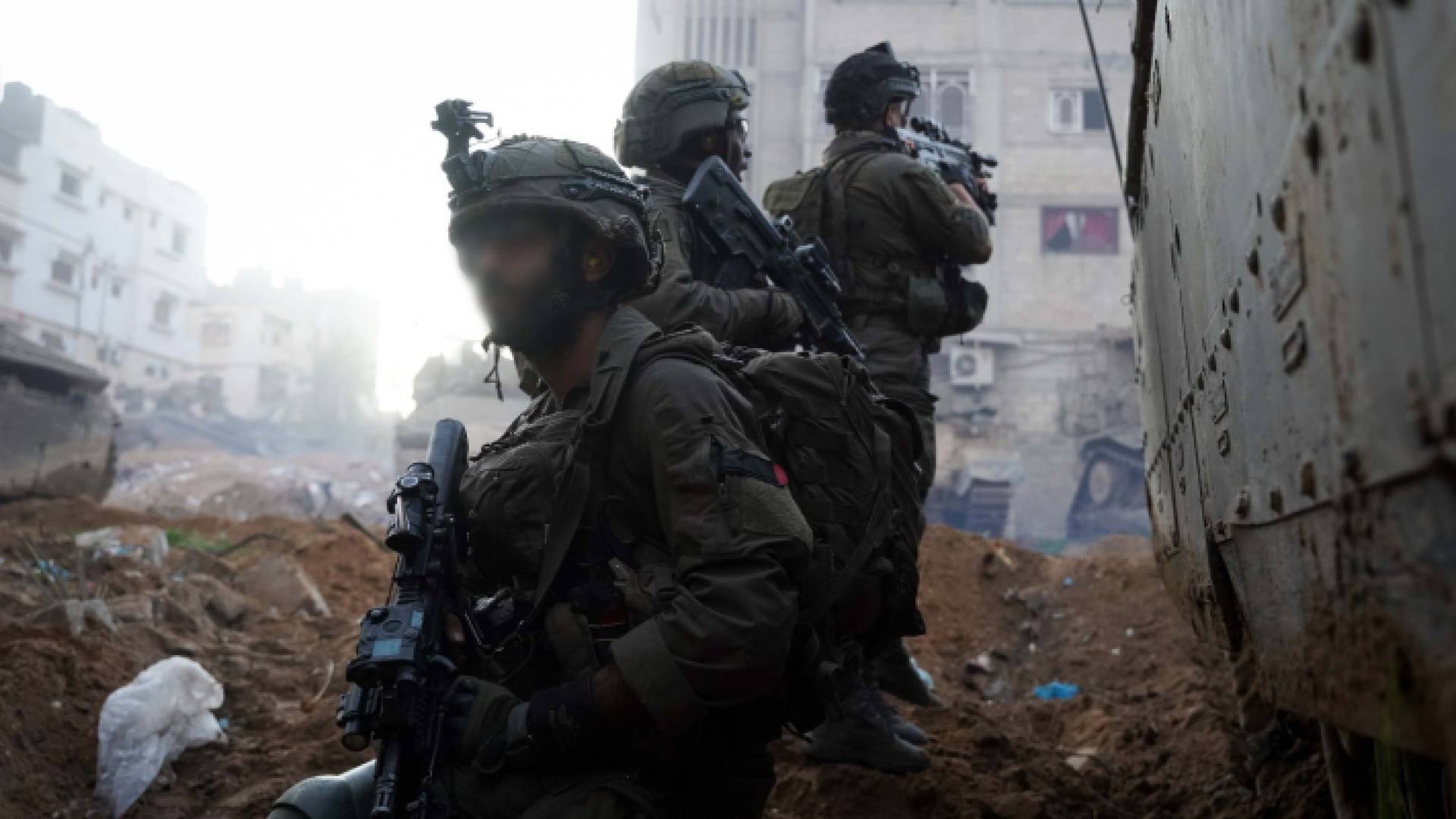 قوات من جيش الاحتلال الإسرائيلي في قطاع غزة