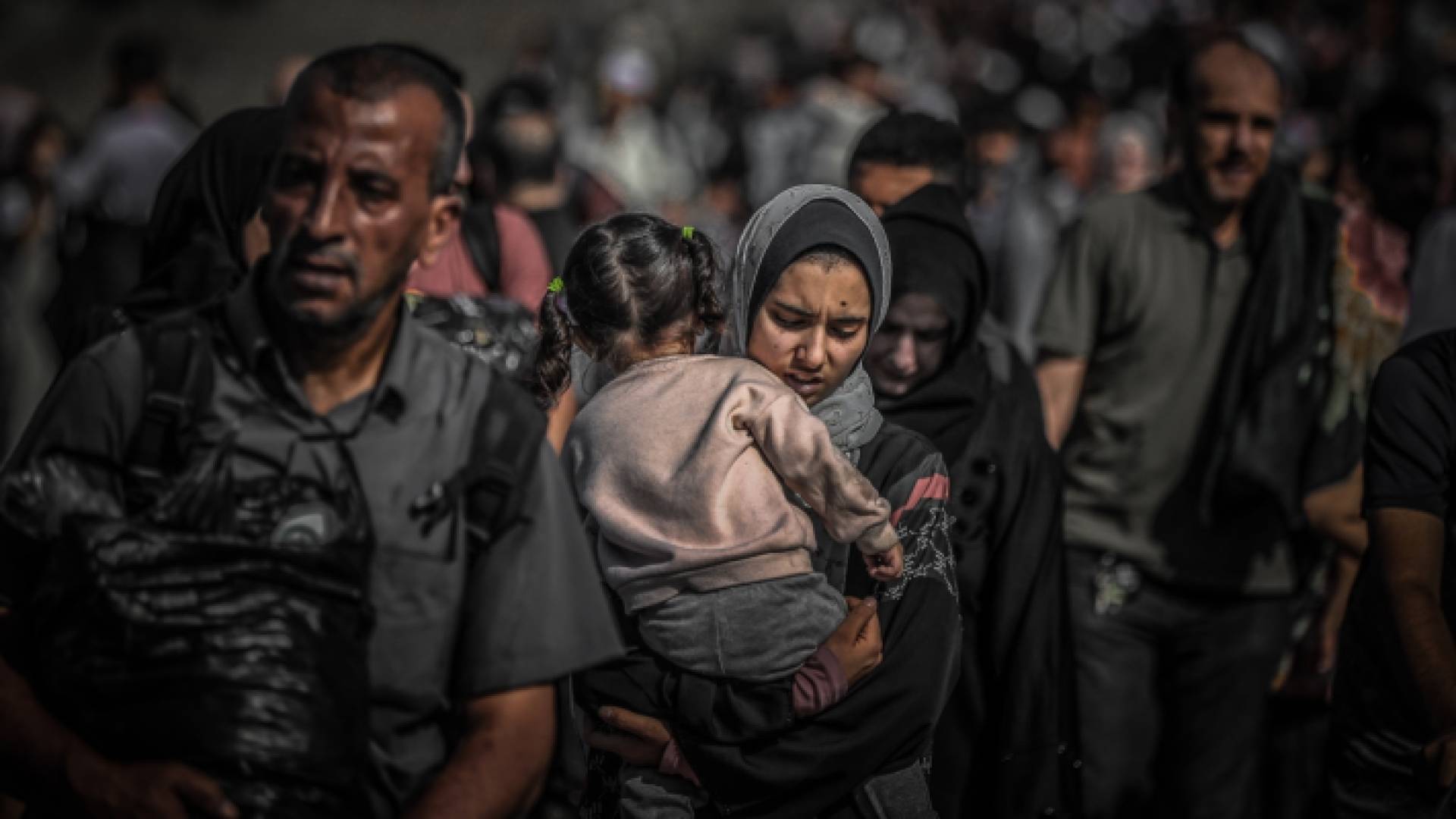 نزوح فلسطينيين في قطاع غزة - أرشيف