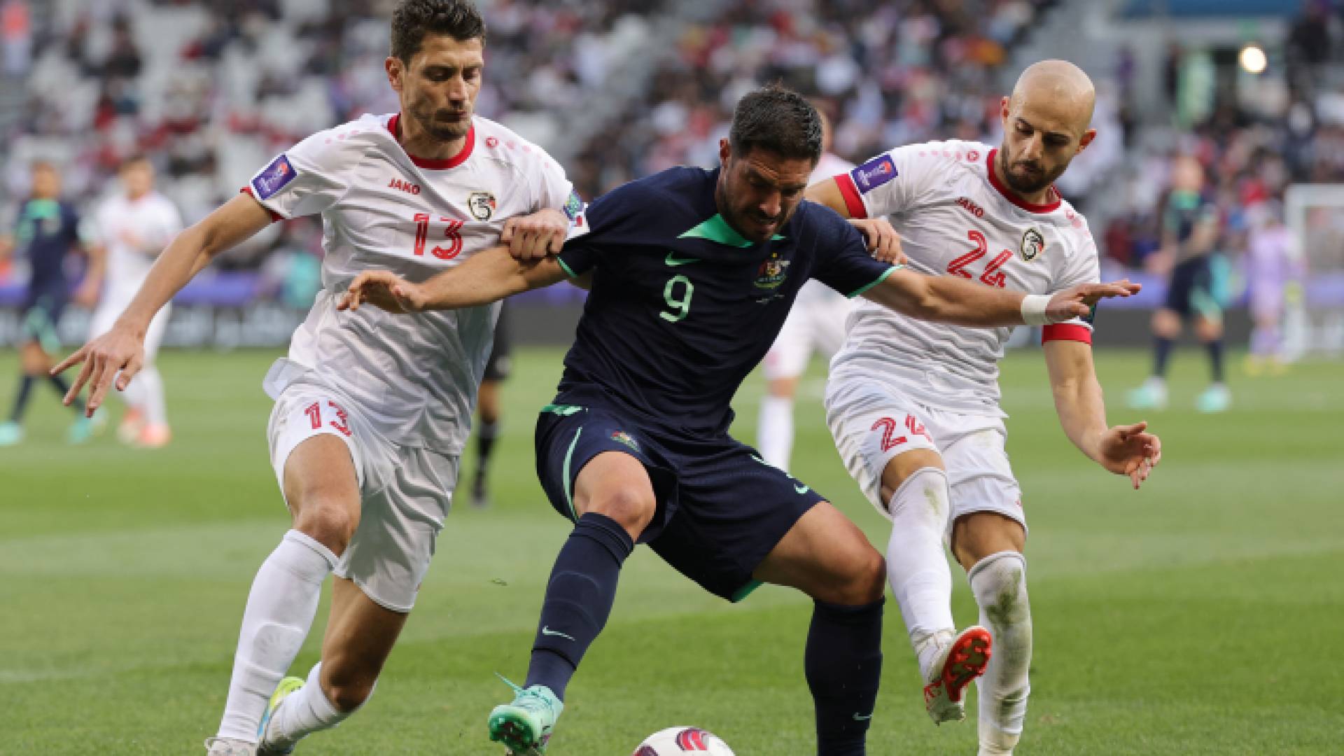 من مباراة سوريا وأستراليا