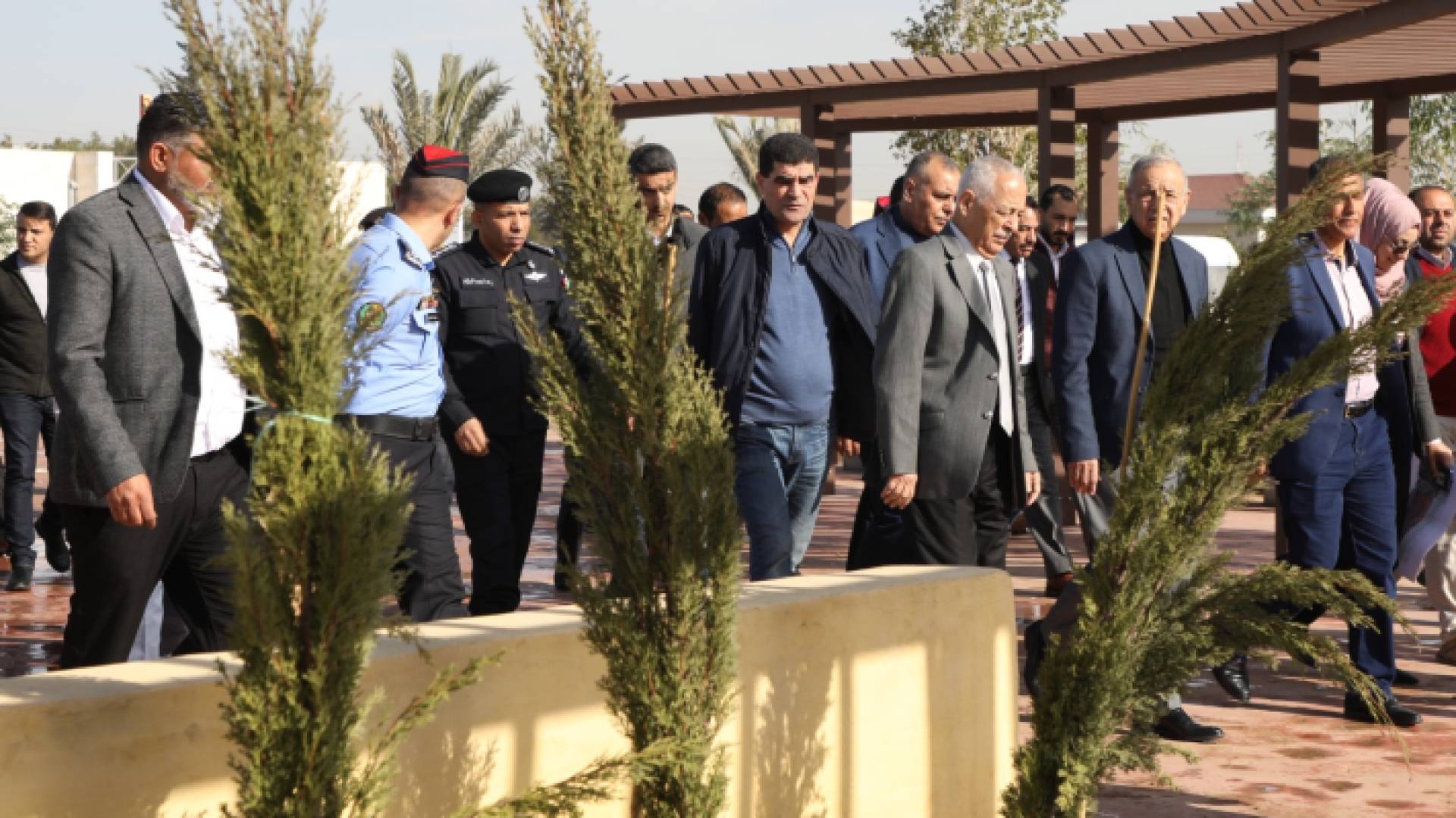 جانب من زيارة رئيس الديوان الملكي الهاشمي يوسف حسن العيسوي