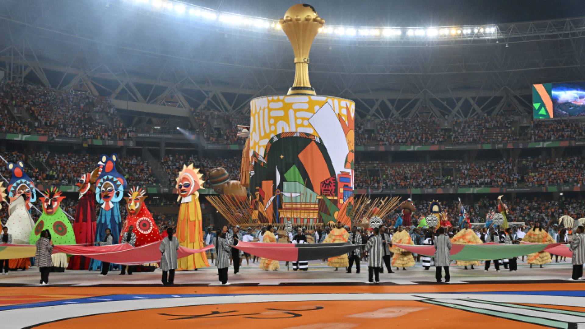 من حفل افتتاح كأس إفريقيا