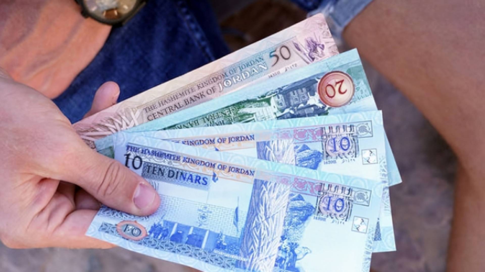 عملة ورقية أردنية