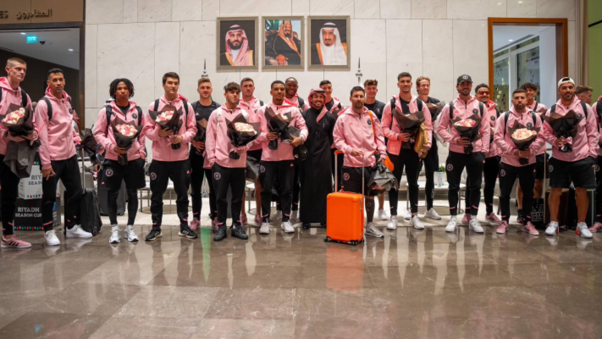 فريق انتر ميامي الأمريكي في الرياض