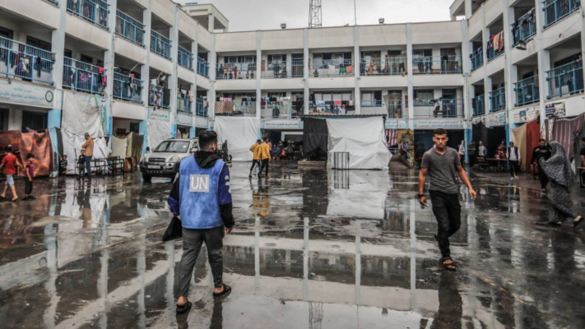 مدرسة أونروا في غزة