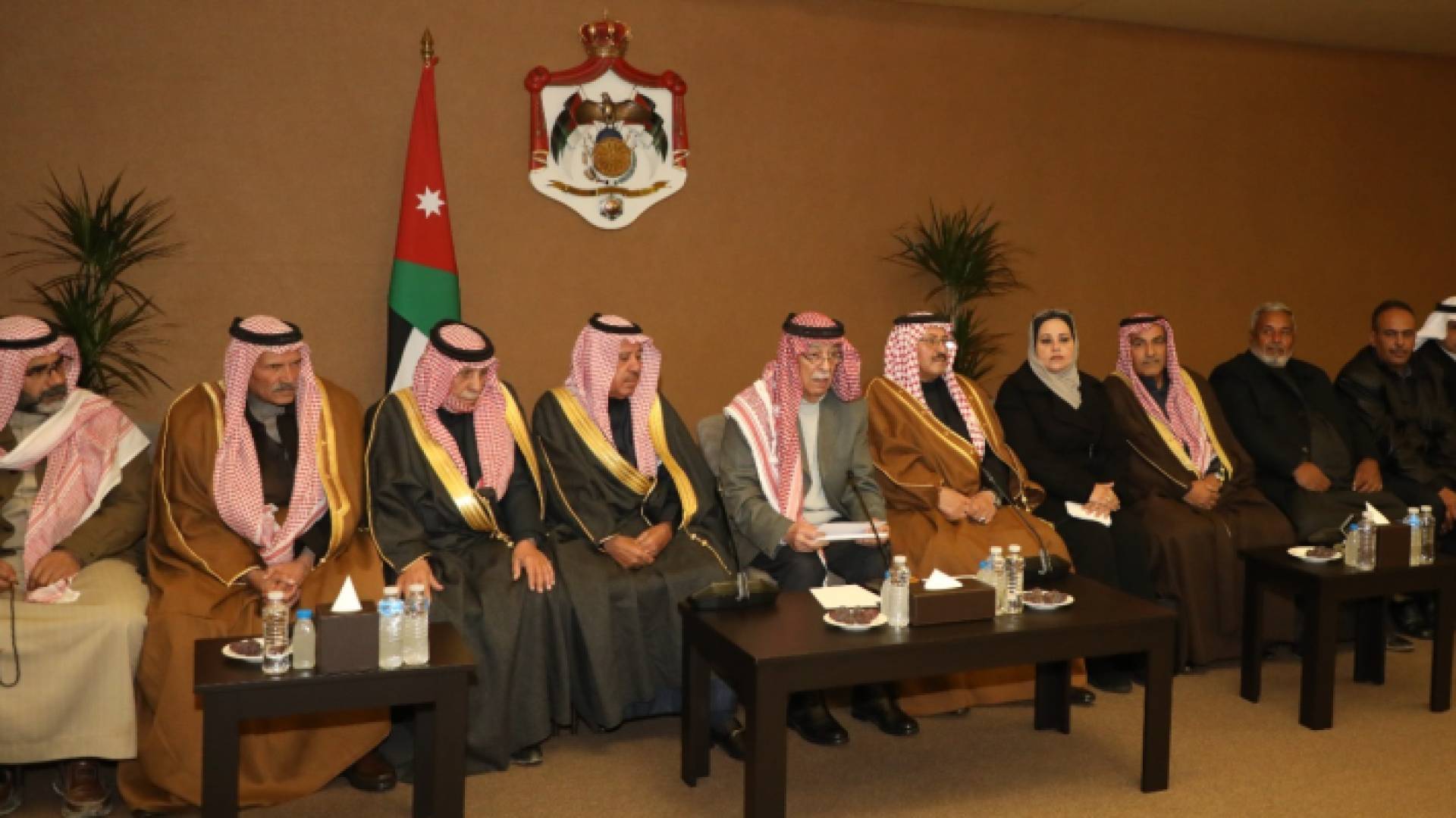 خلال لقاء رئيس اليدوان الملكي الهاشمي مع وجهاء وأبناء عشائر البلوي