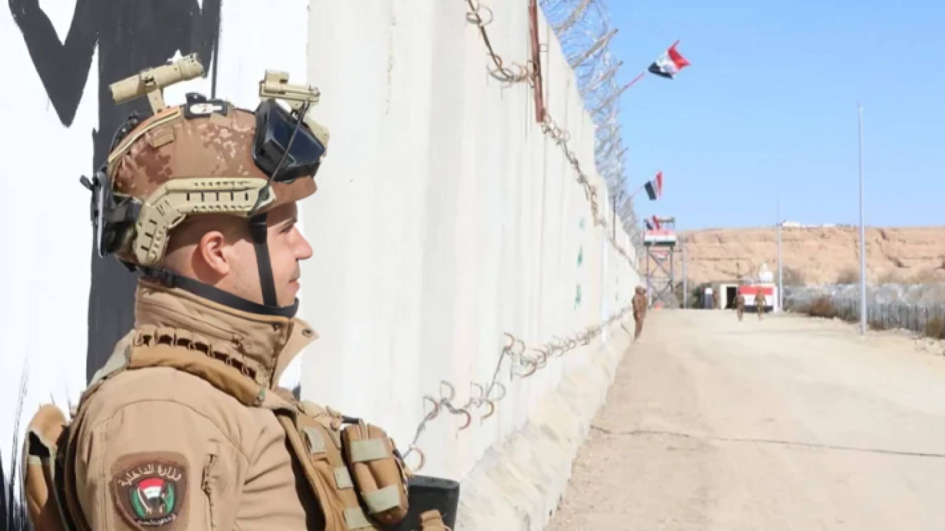 الجدار العازل بين العراق وسوريا (الداخلية العراقية)