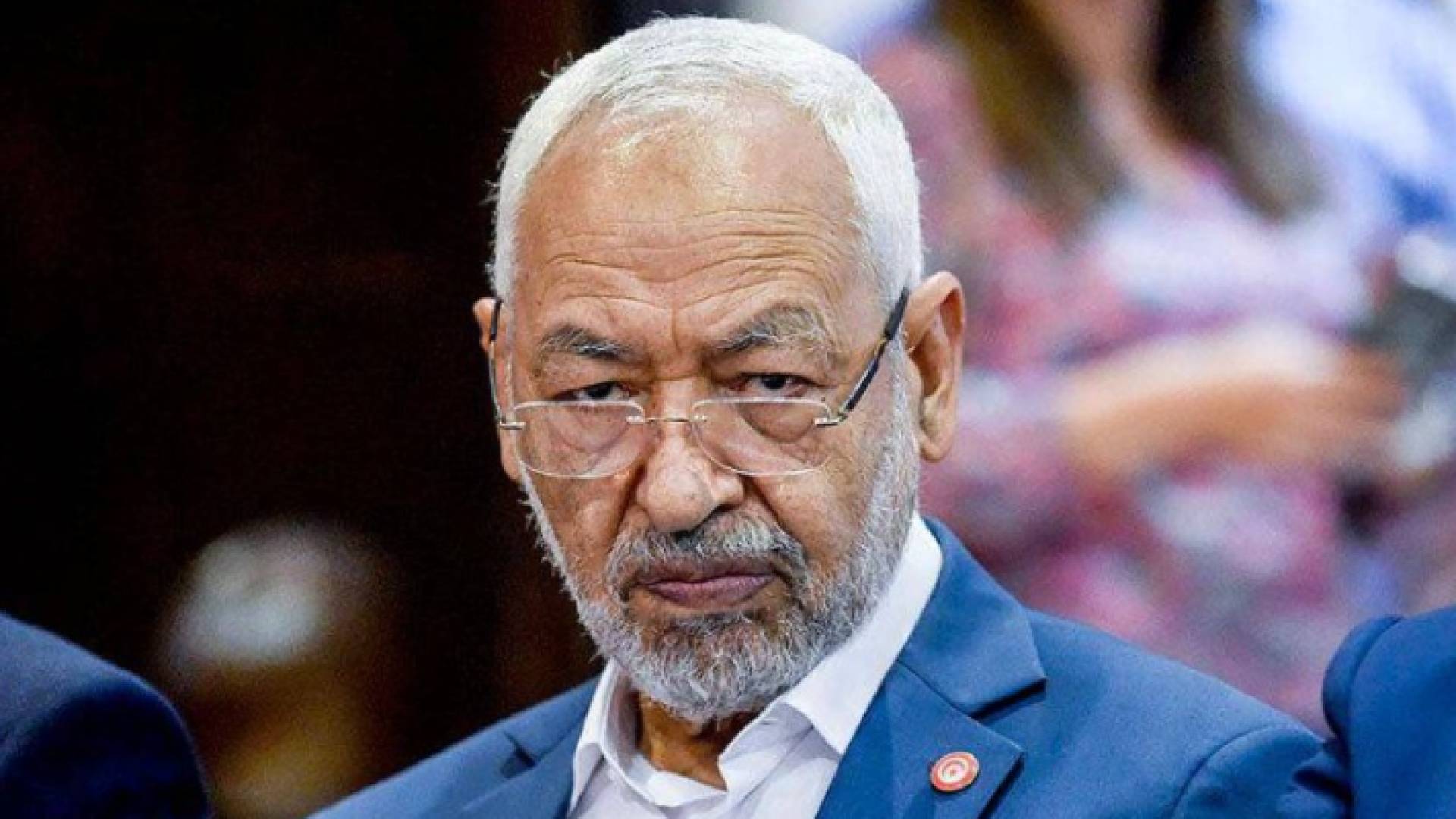 زعيم حزب النهضة التونسي المعارض، راشد الغنوشي