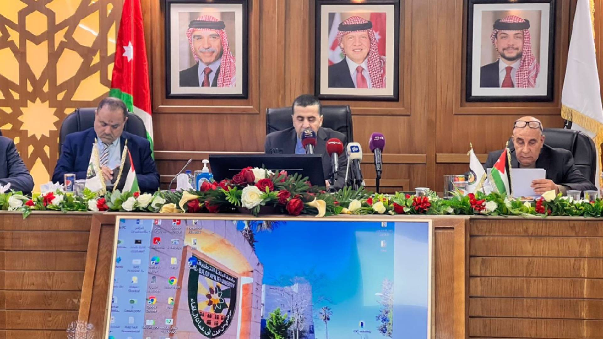 من المؤتمر الصحفي لإعلان نتائج امتحان الشامل